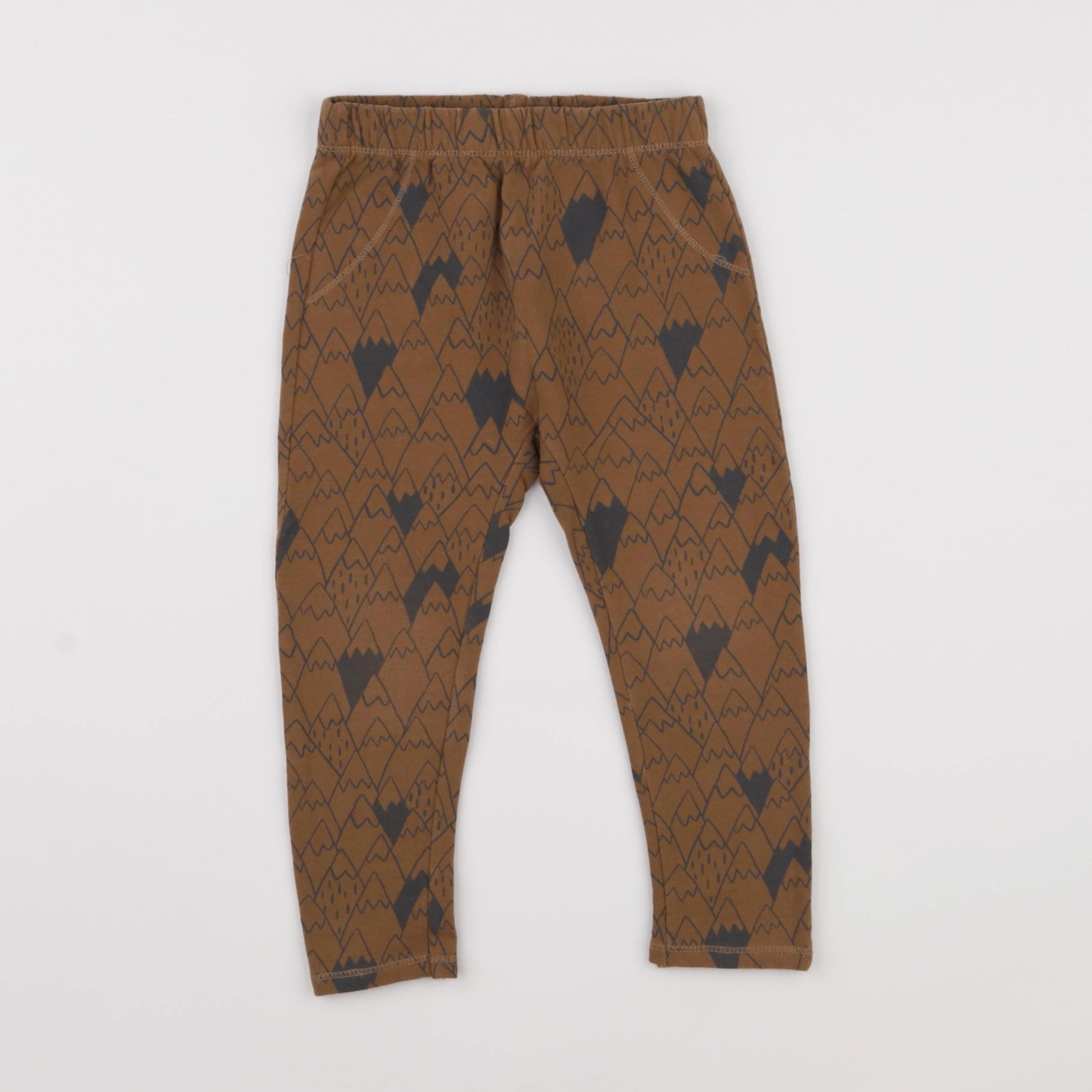 Zara - legging marron - 3/4 ans