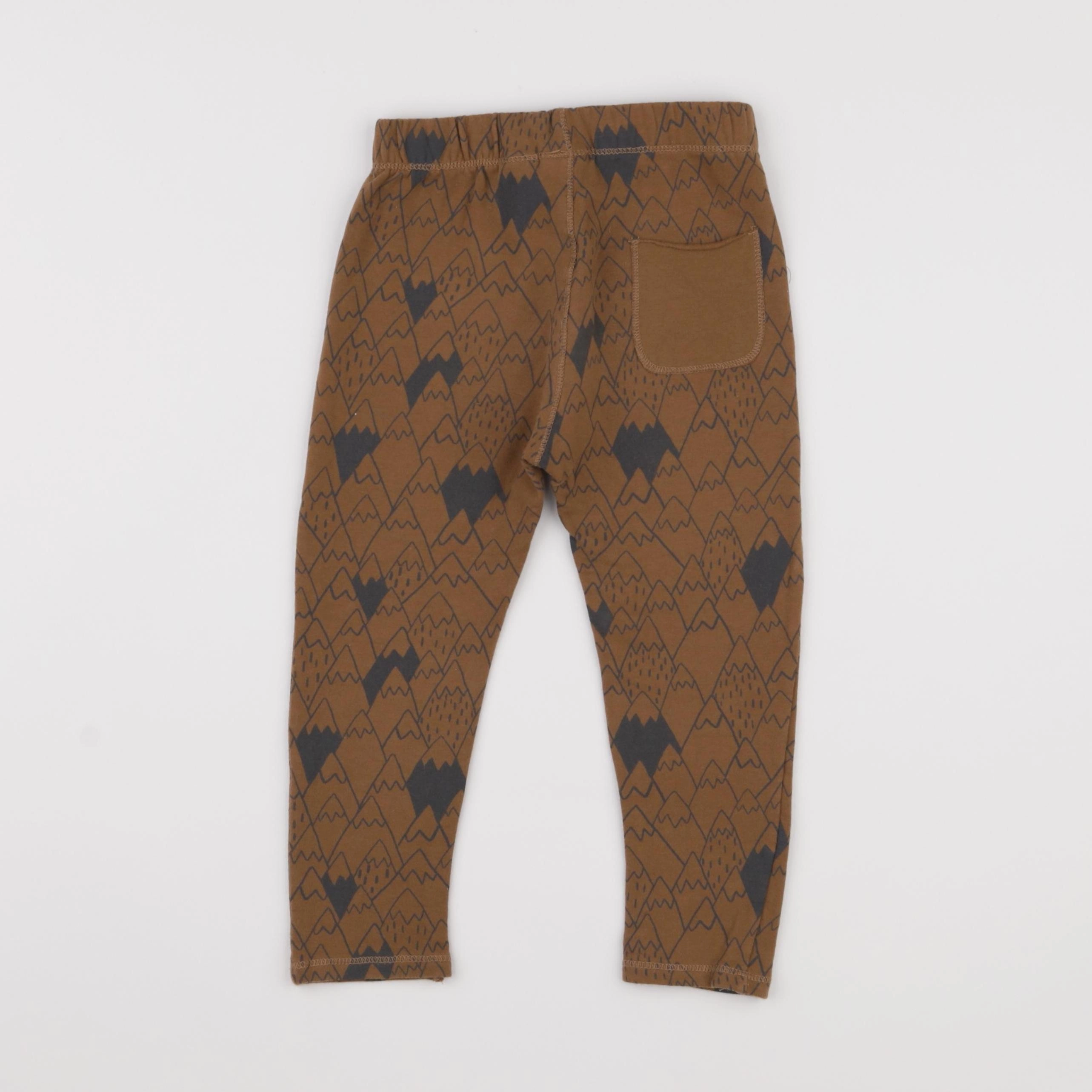 Zara - legging marron - 3/4 ans