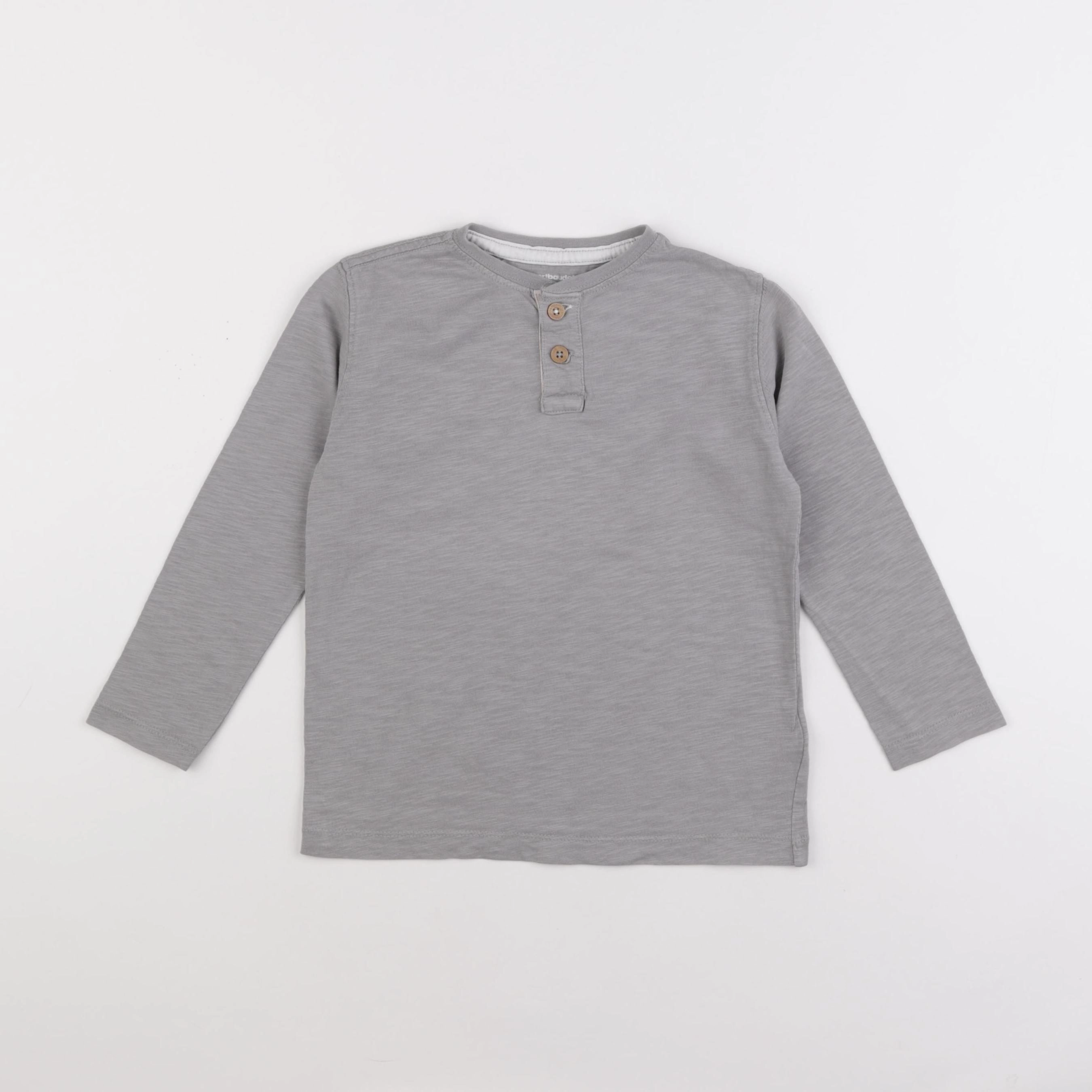 Vertbaudet - tee-shirt gris - 4 ans