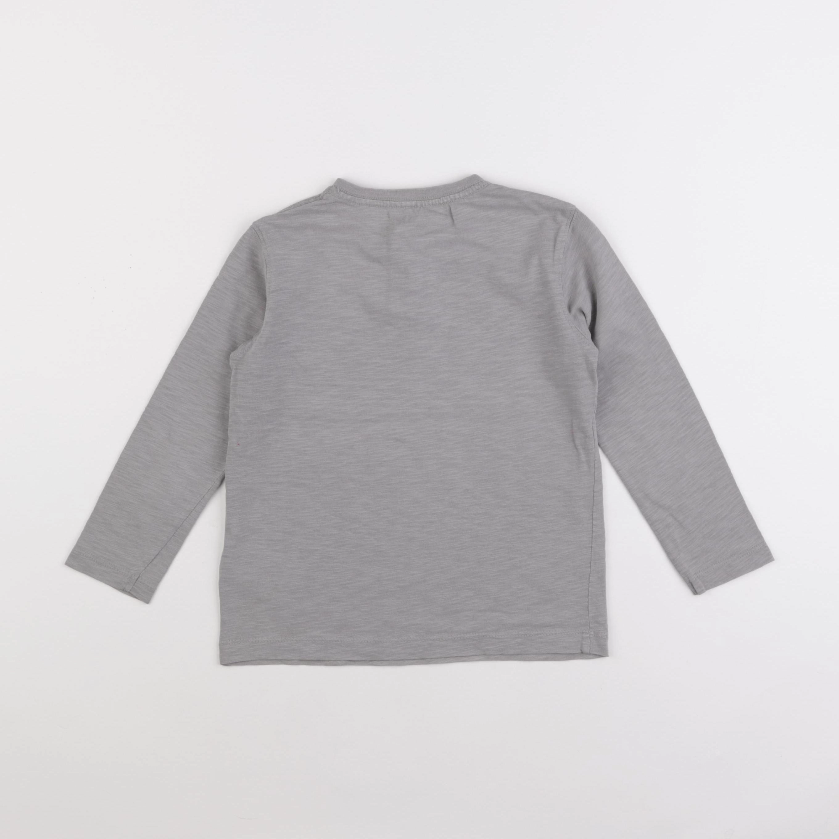 Vertbaudet - tee-shirt gris - 4 ans