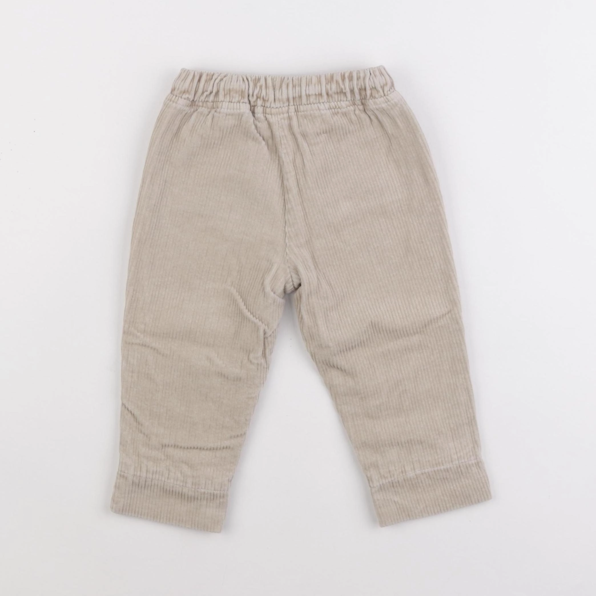 Vertbaudet - pantalon beige - 18 mois