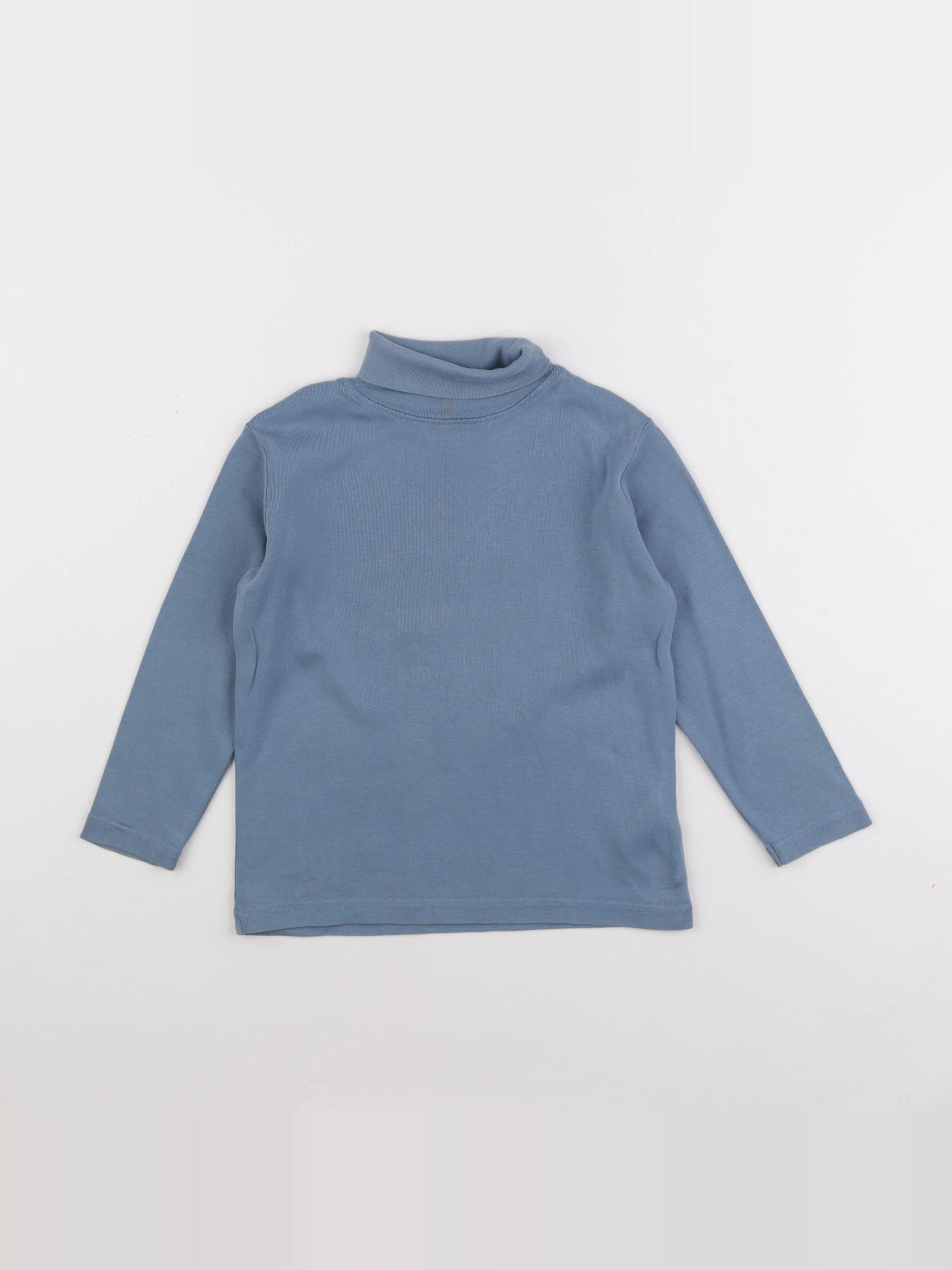 Vertbaudet - sous-pull bleu - 5 ans