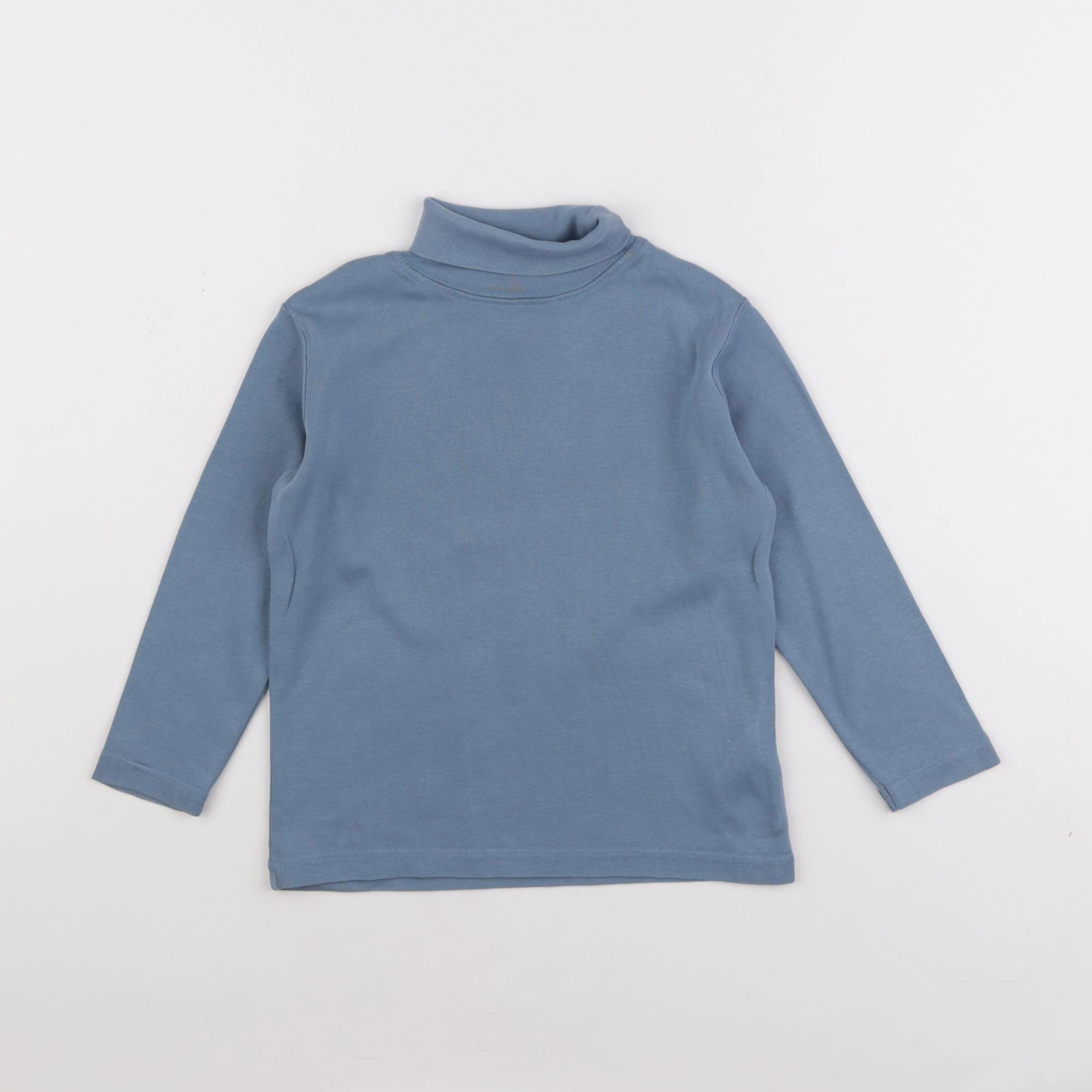 Vertbaudet - sous-pull bleu - 5 ans
