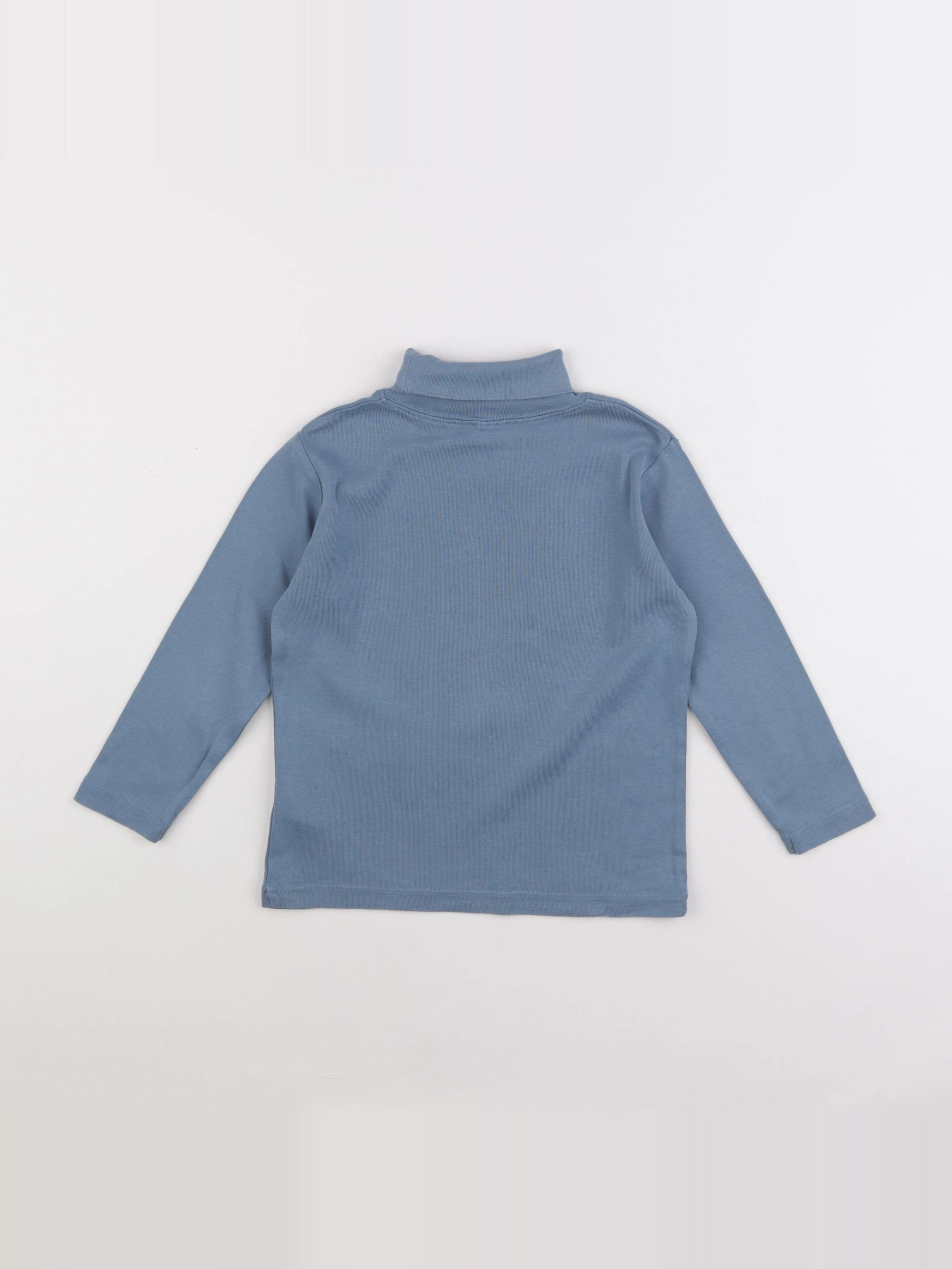 Vertbaudet - sous-pull bleu - 5 ans