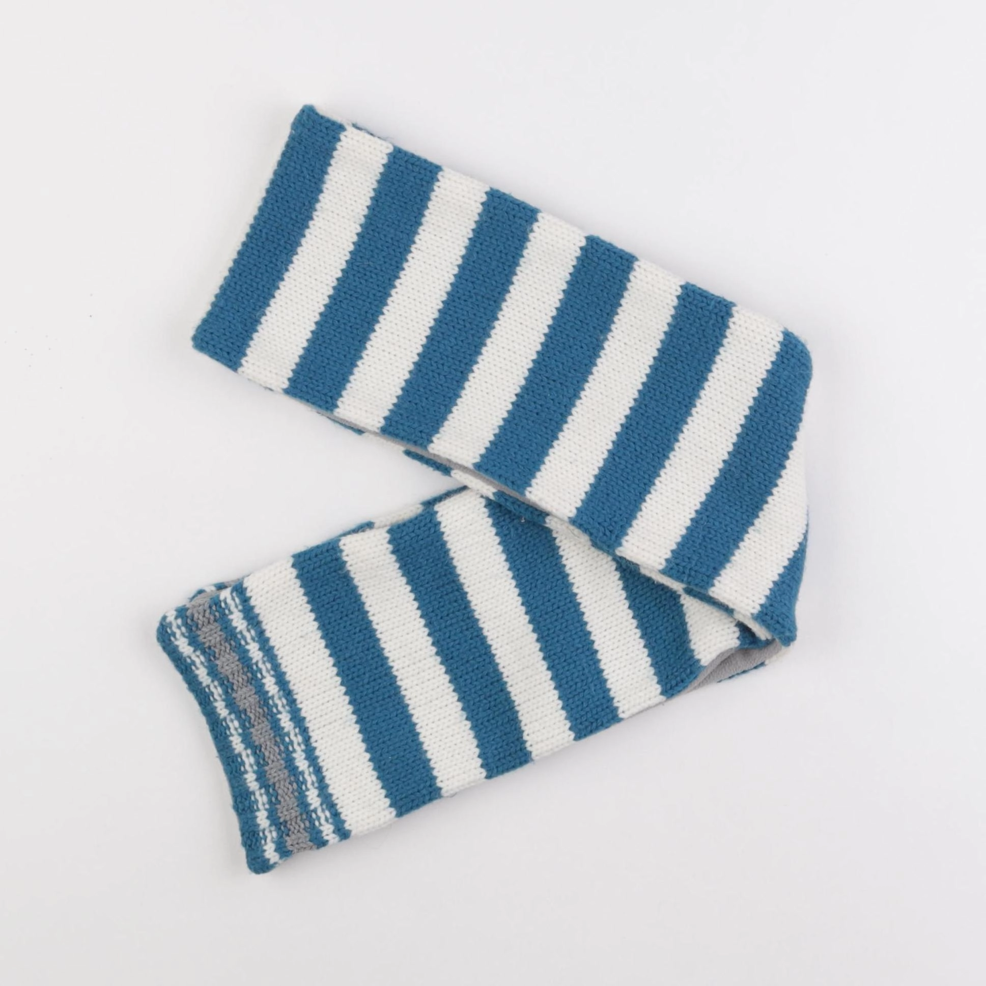 Vertbaudet - écharpe blanc, bleu - 4/5 ans