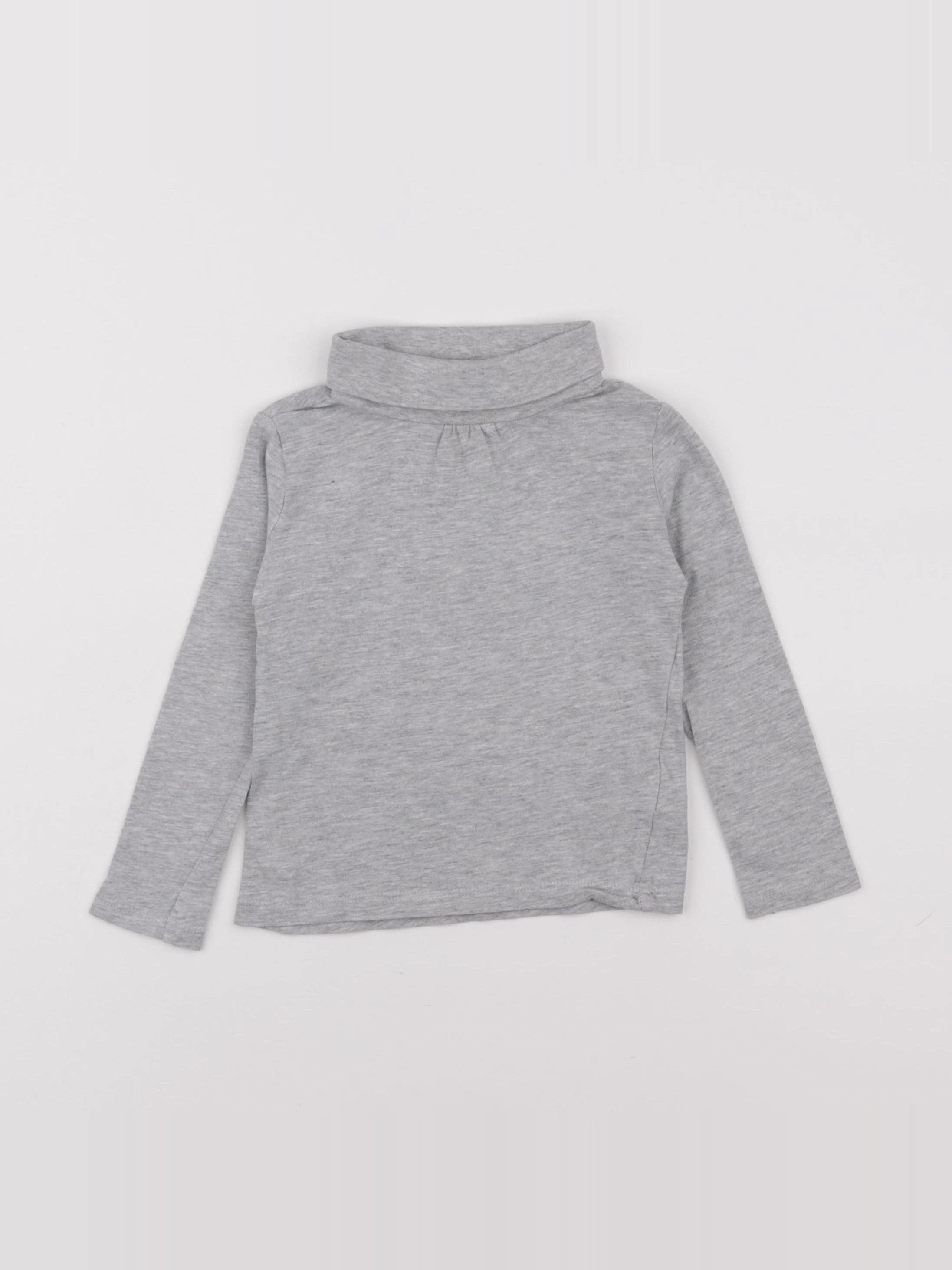 Vertbaudet - sous-pull gris - 3 ans
