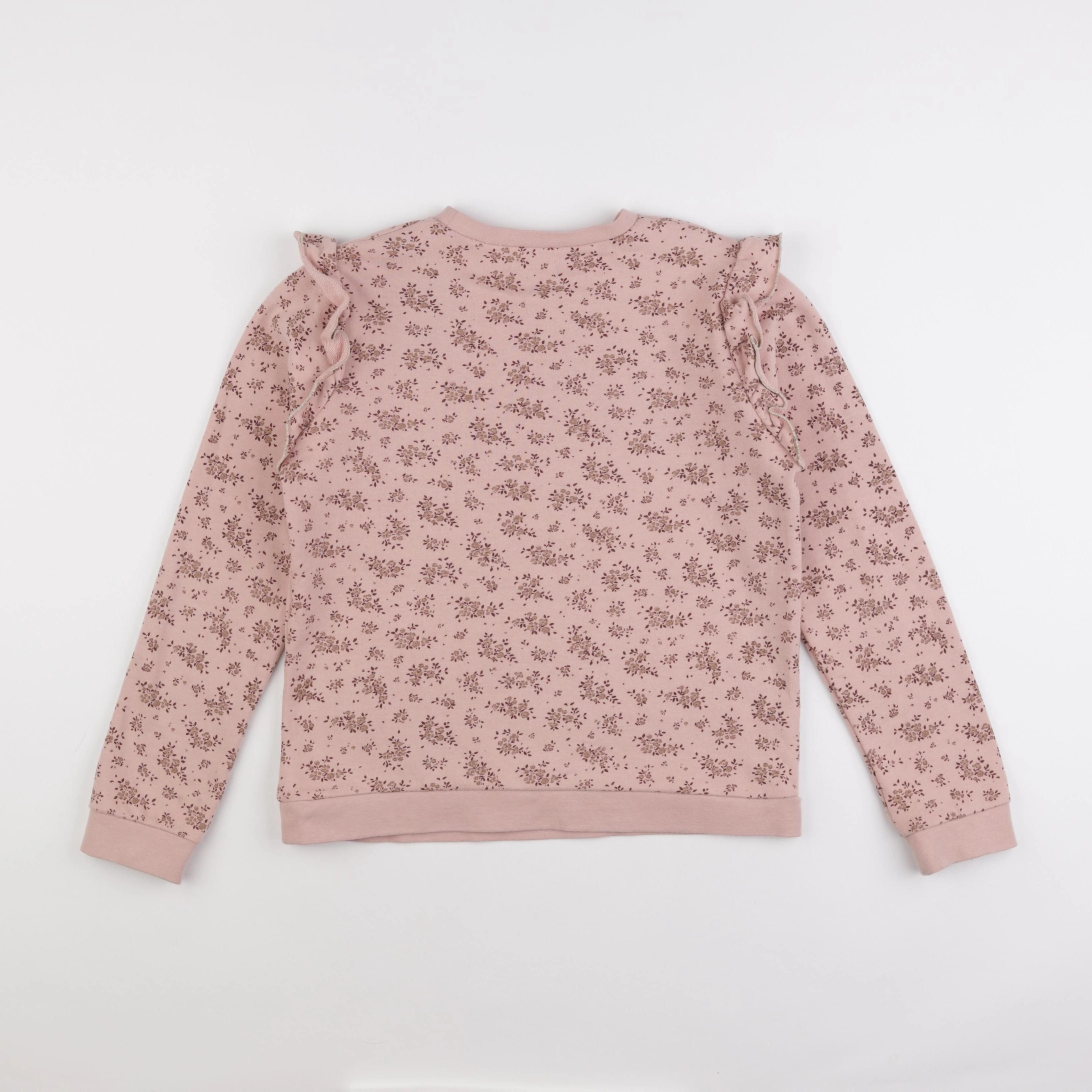 Vertbaudet - sweat rose - 12 ans