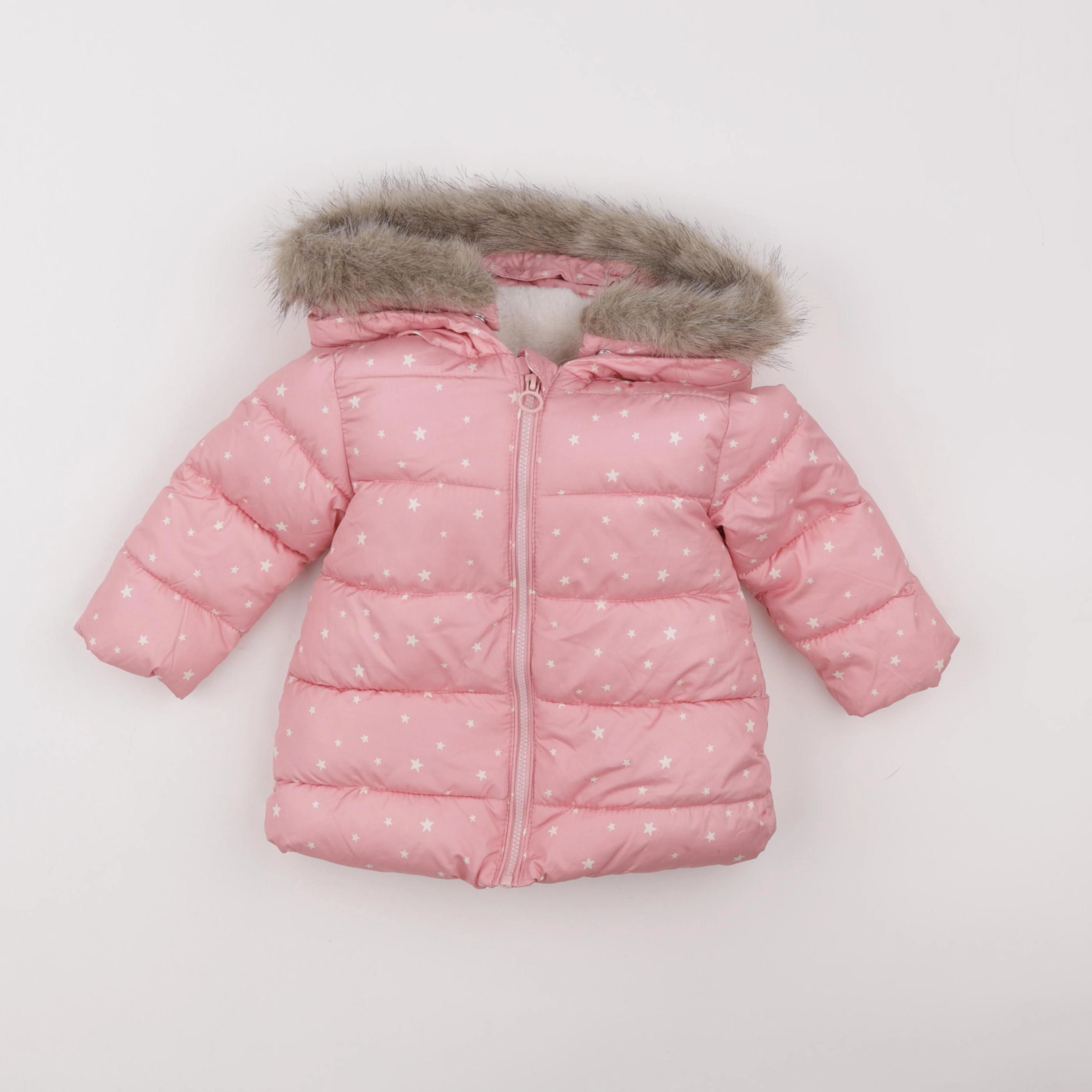 Sfera - doudoune rose - 12/18 mois