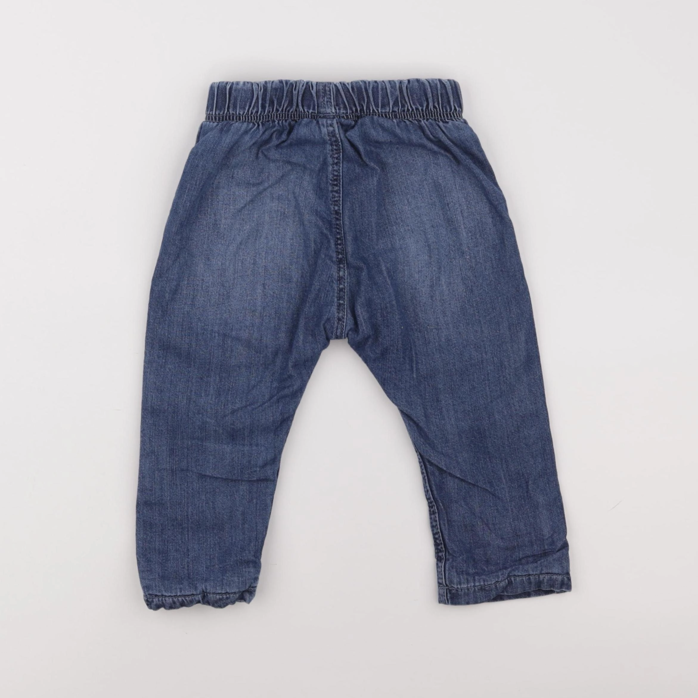H&M - jean bleu - 12/18 mois