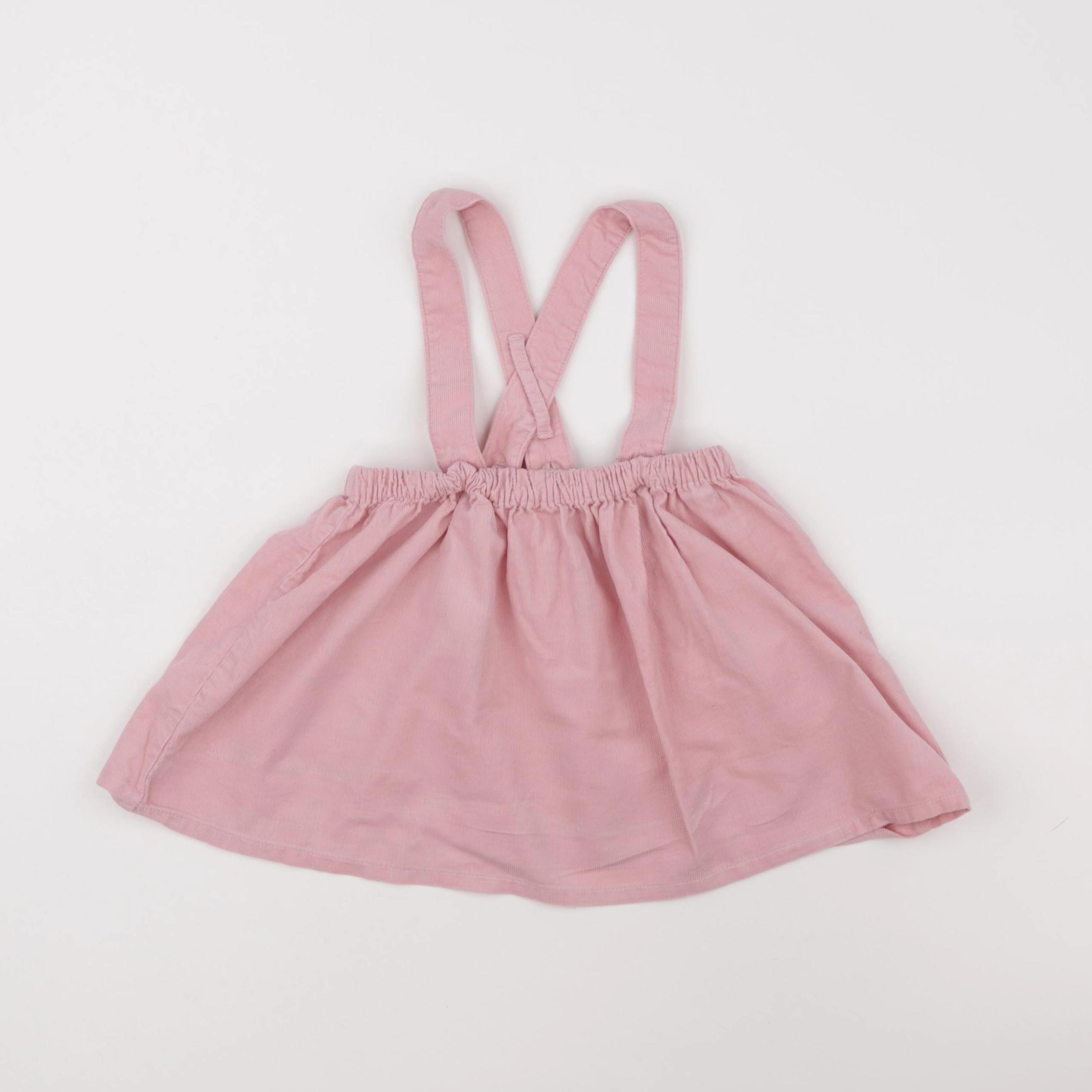 H&M - jupe rose - 9/12 mois