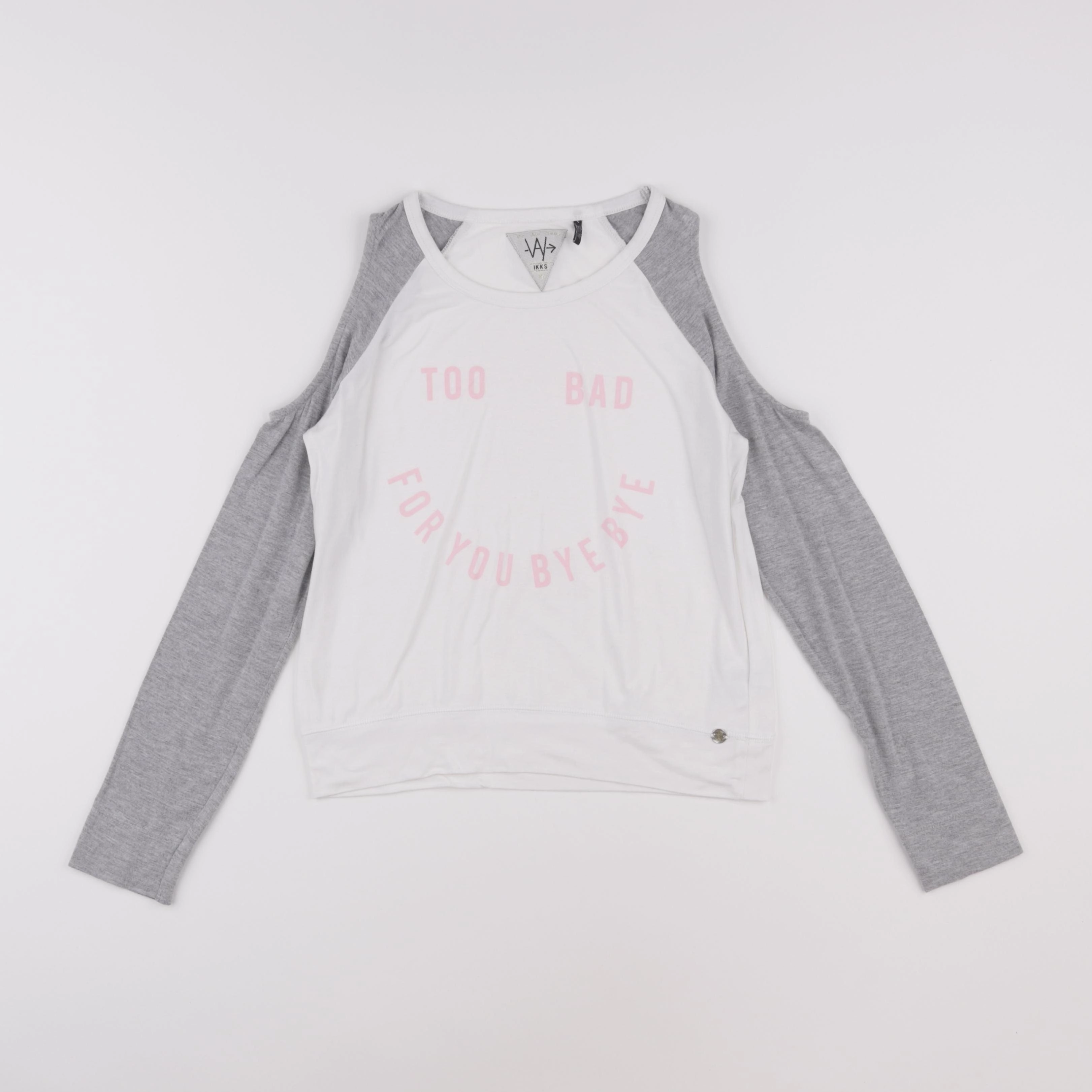 IKKS - tee-shirt blanc - 10 ans