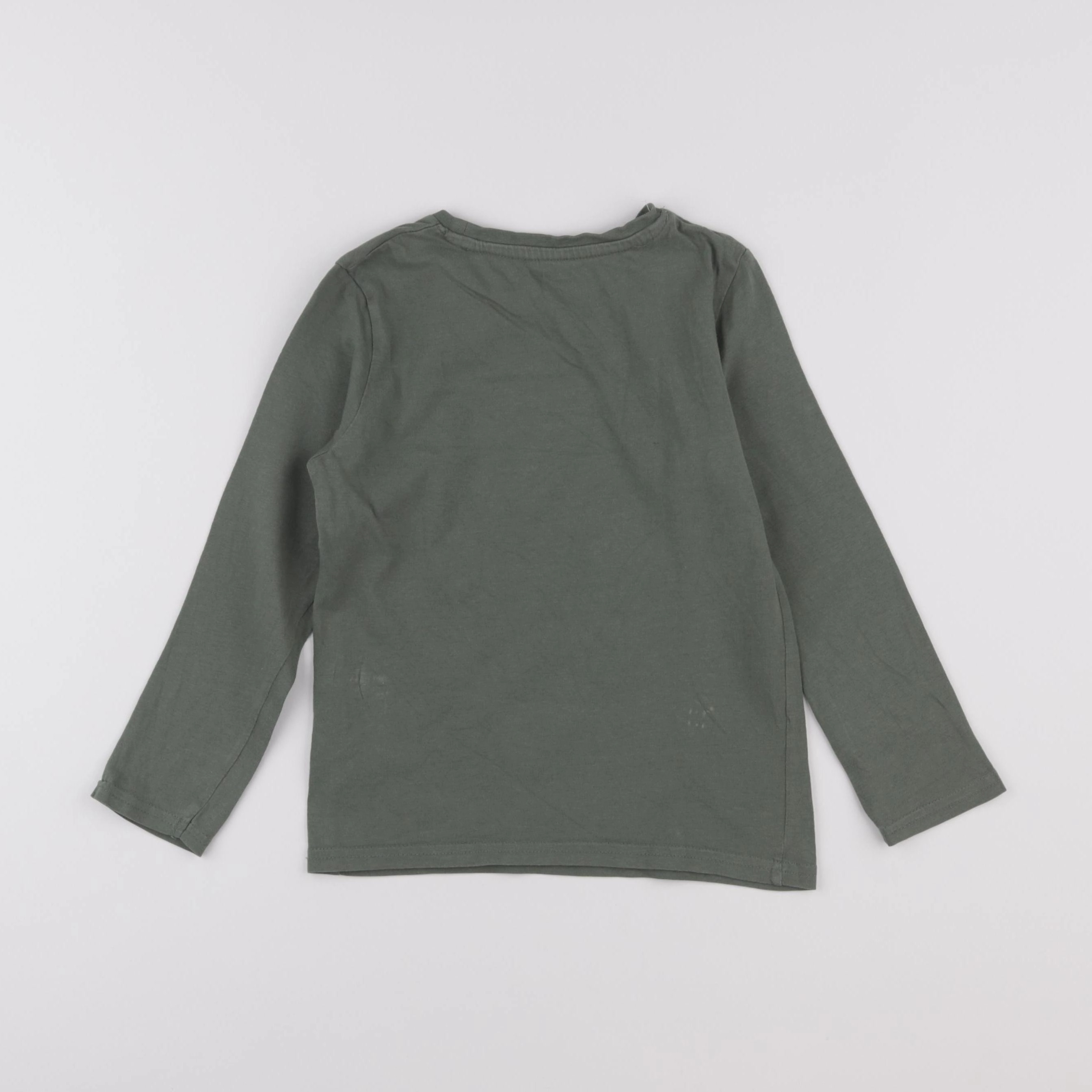 Vertbaudet - tee-shirt vert - 6 ans