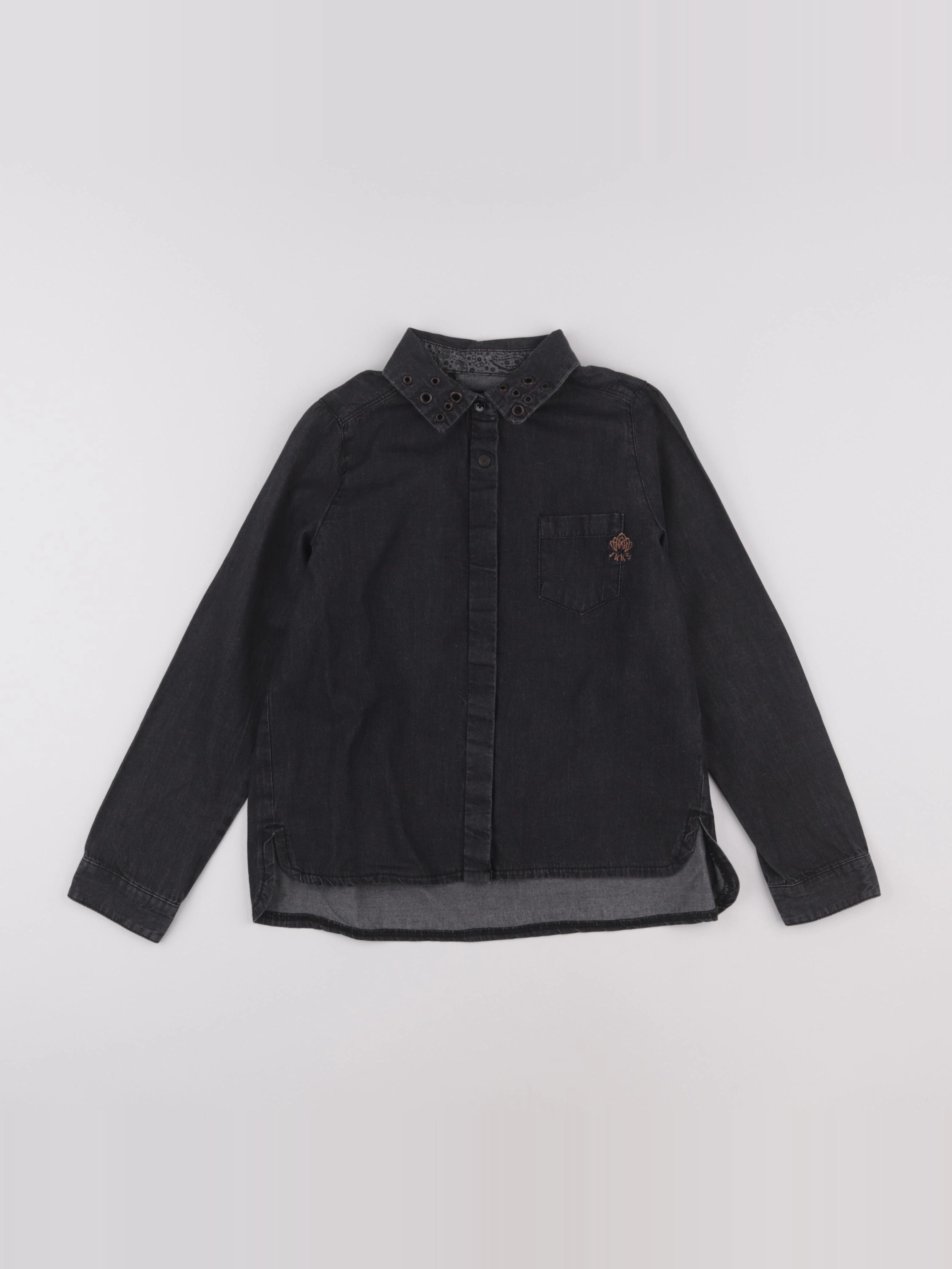 IKKS - chemise noir - 8 ans