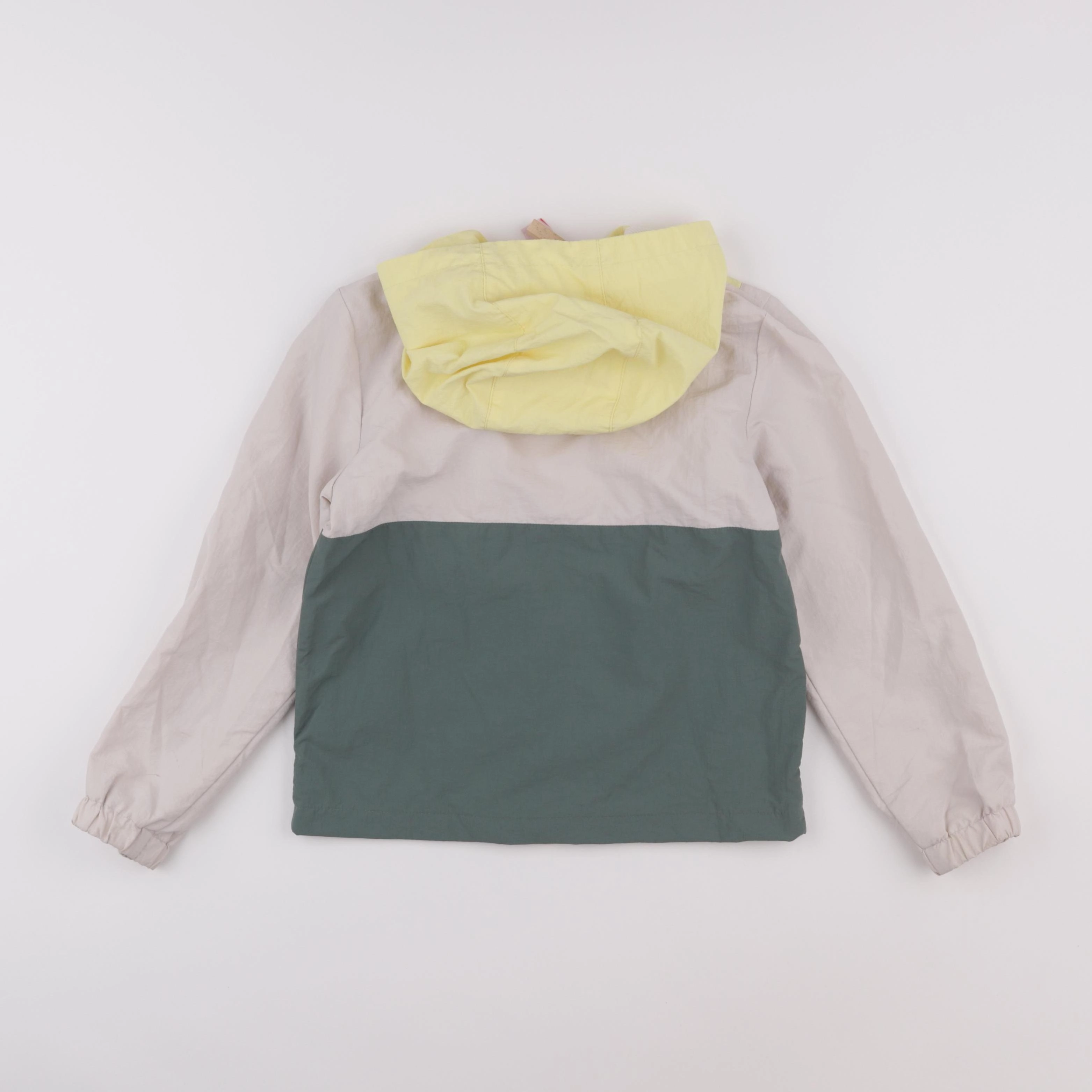 Vertbaudet - coupe-vent jaune, beige, vert - 6 ans