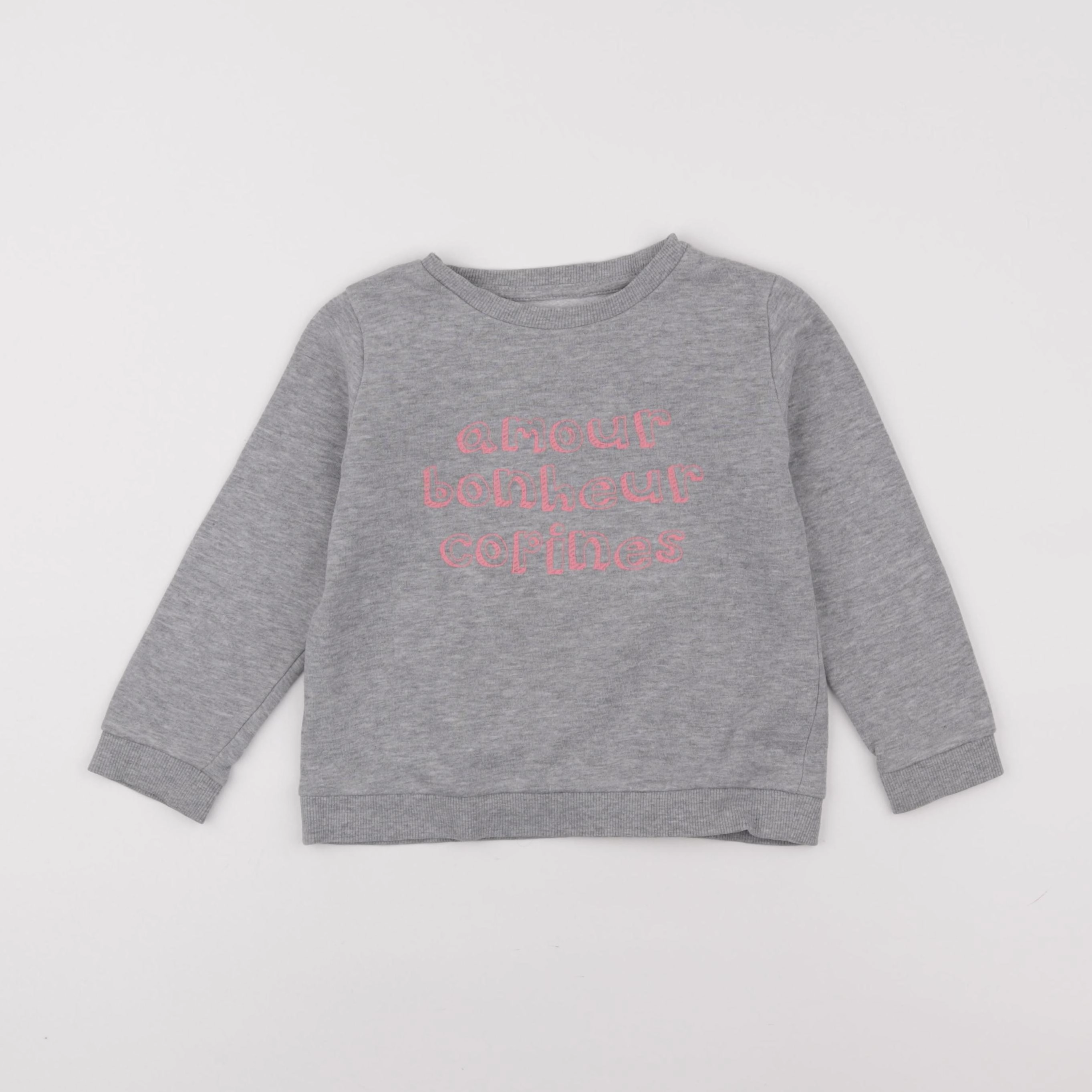 La Redoute - sweat gris - 5 ans