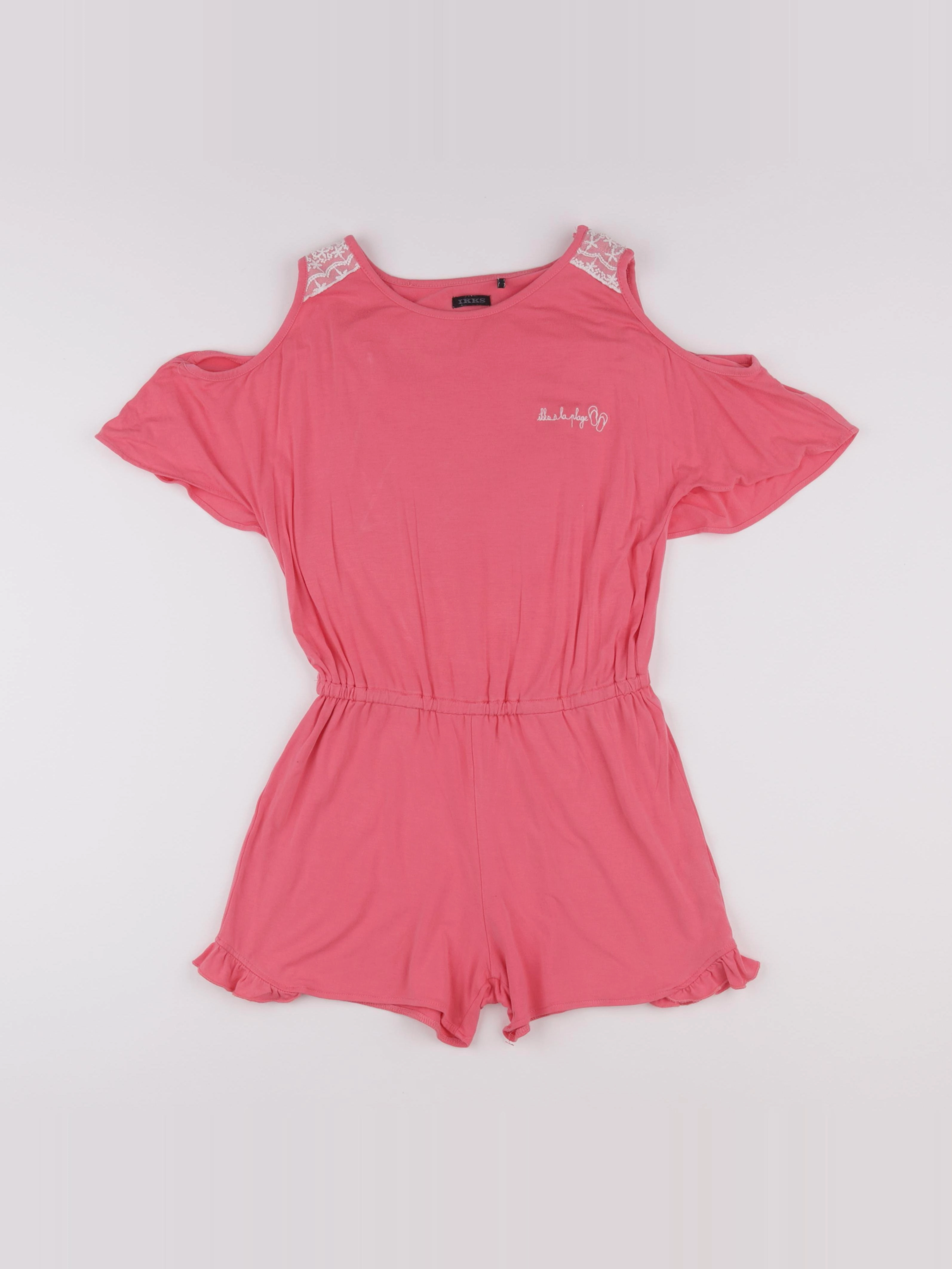 IKKS - combinaison rose - 10 ans