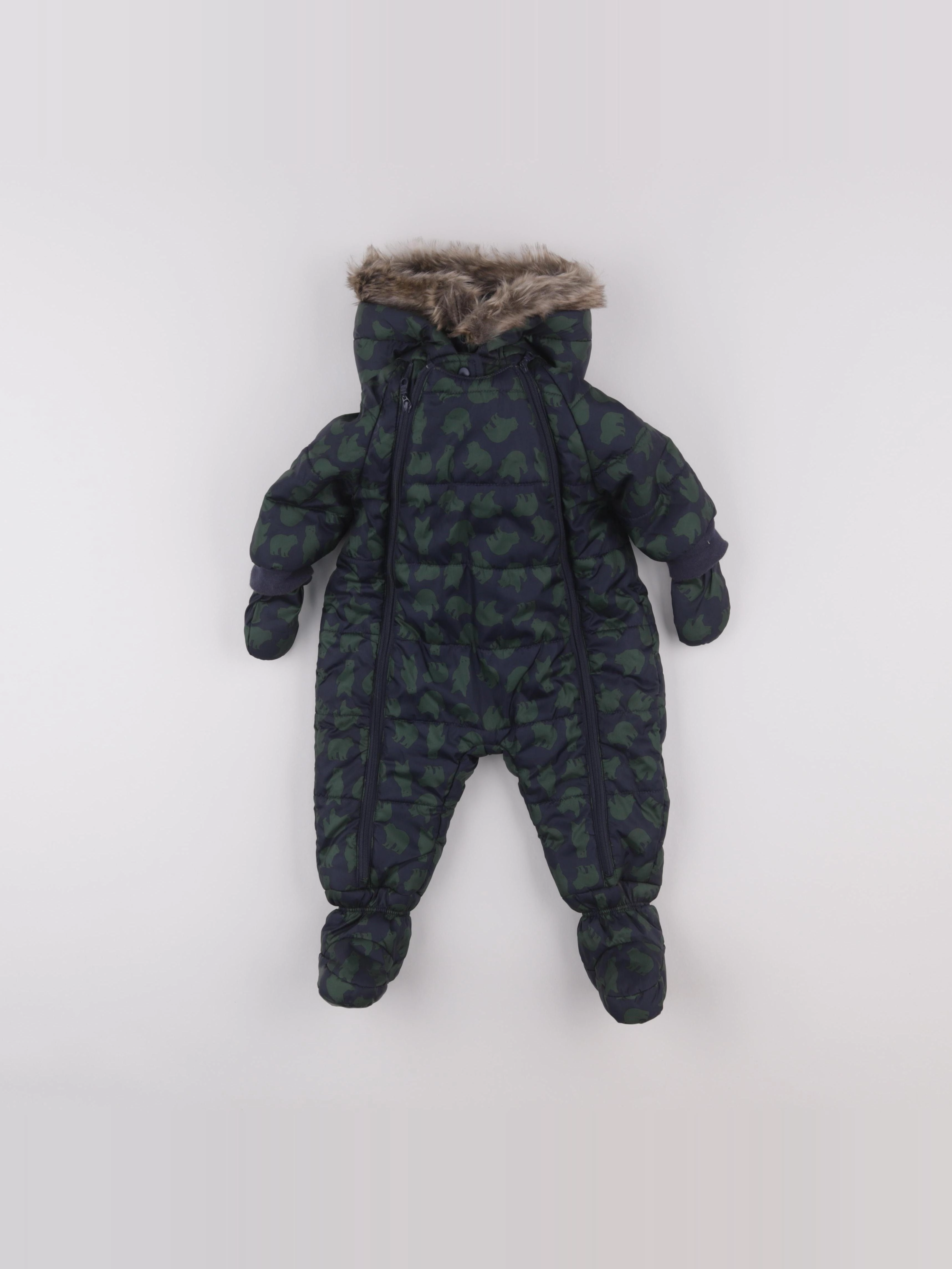La Redoute - combi-pilote bleu, vert - 6 mois