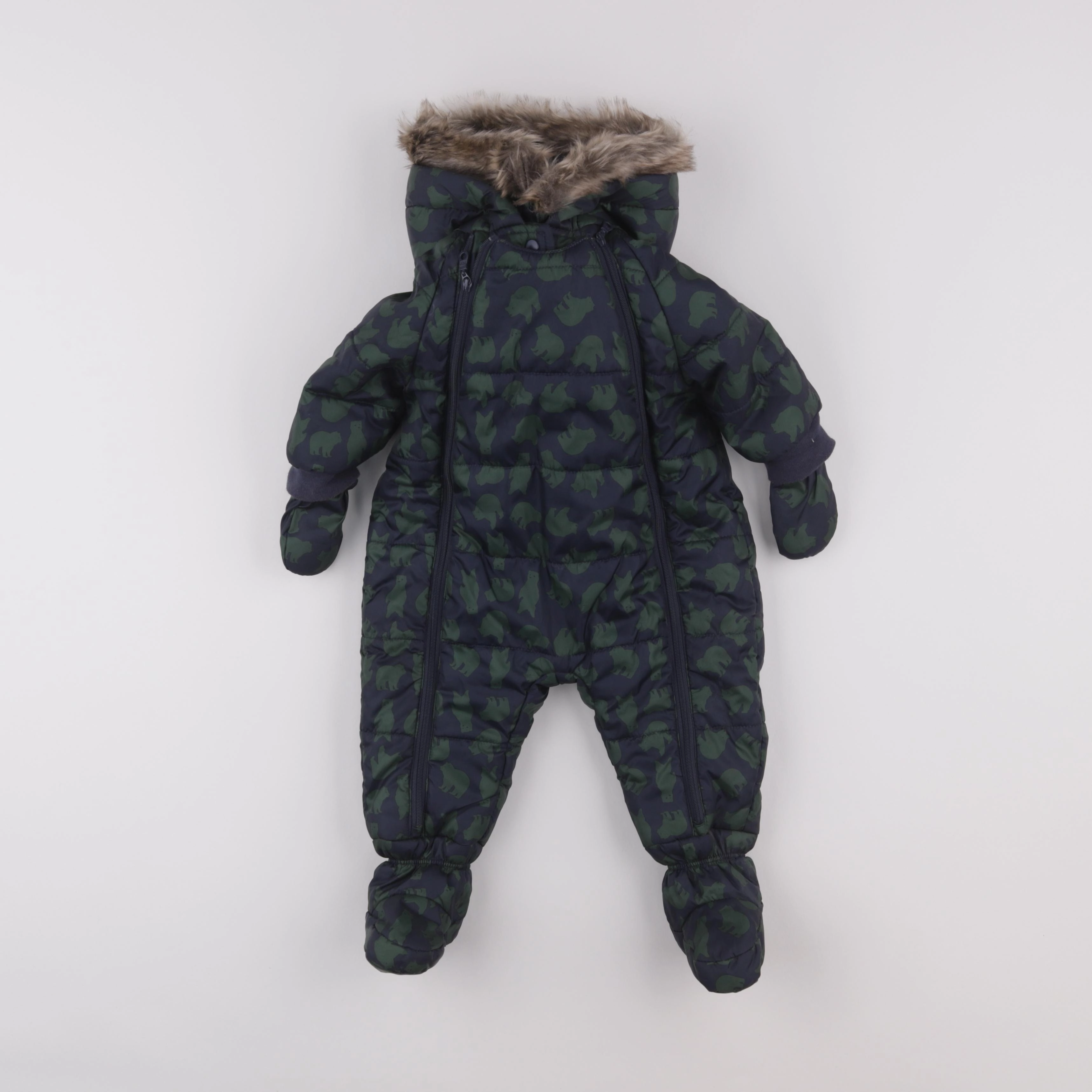 La Redoute - combi-pilote bleu, vert - 6 mois