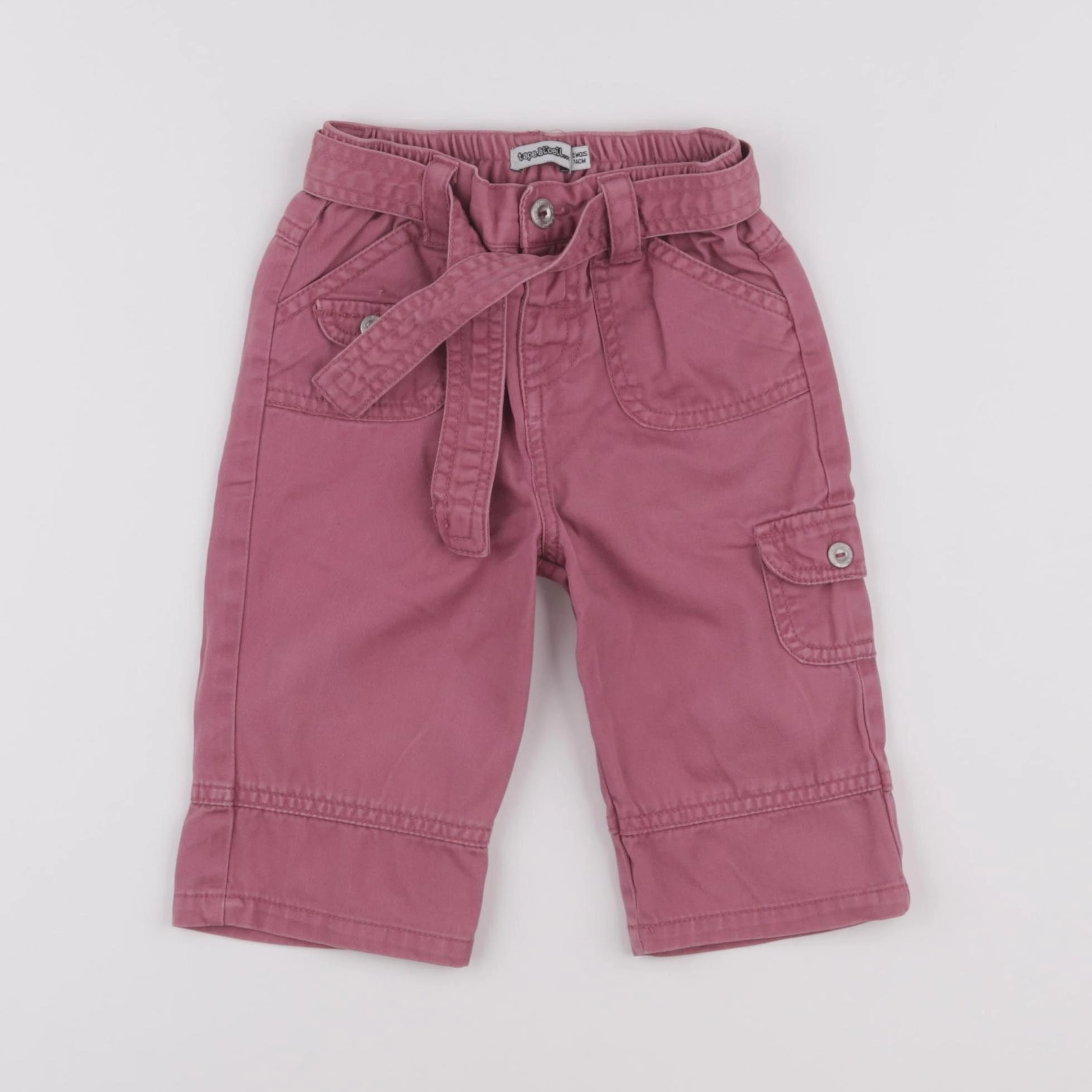 Tape à l'oeil - pantalon rose - 12 mois