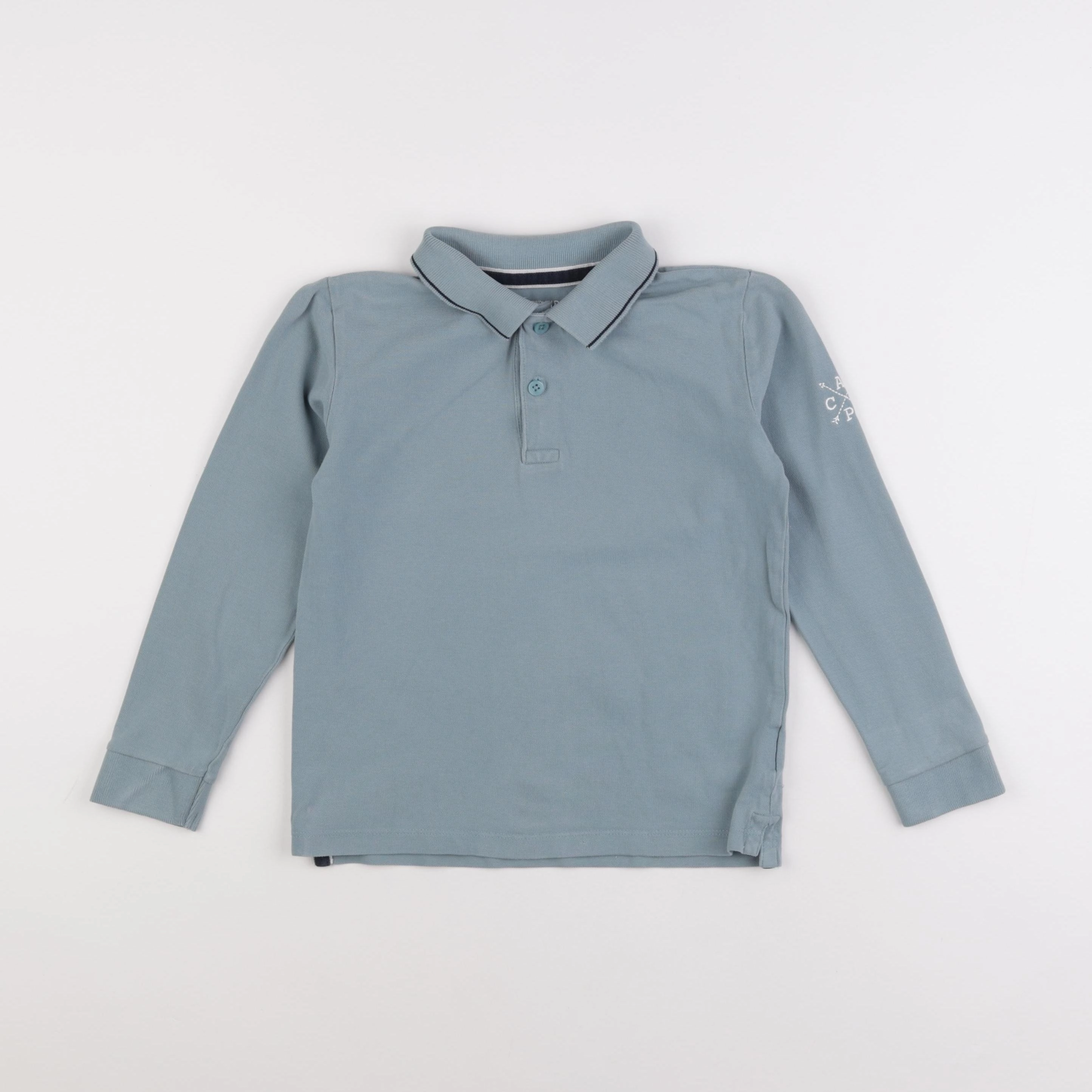 Monoprix - polo vert - 8 ans