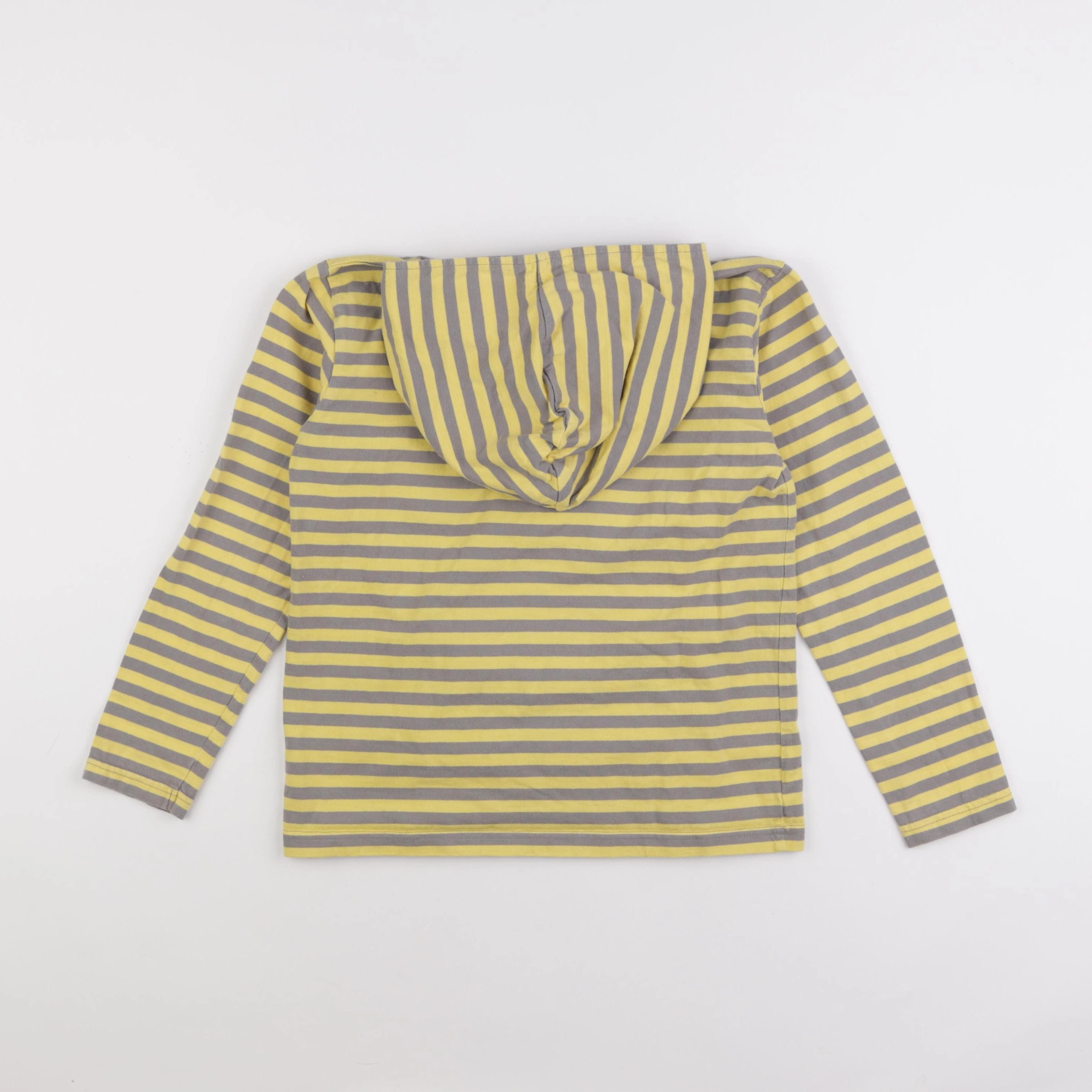 La queue du chat - tee-shirt jaune, gris - 8 ans