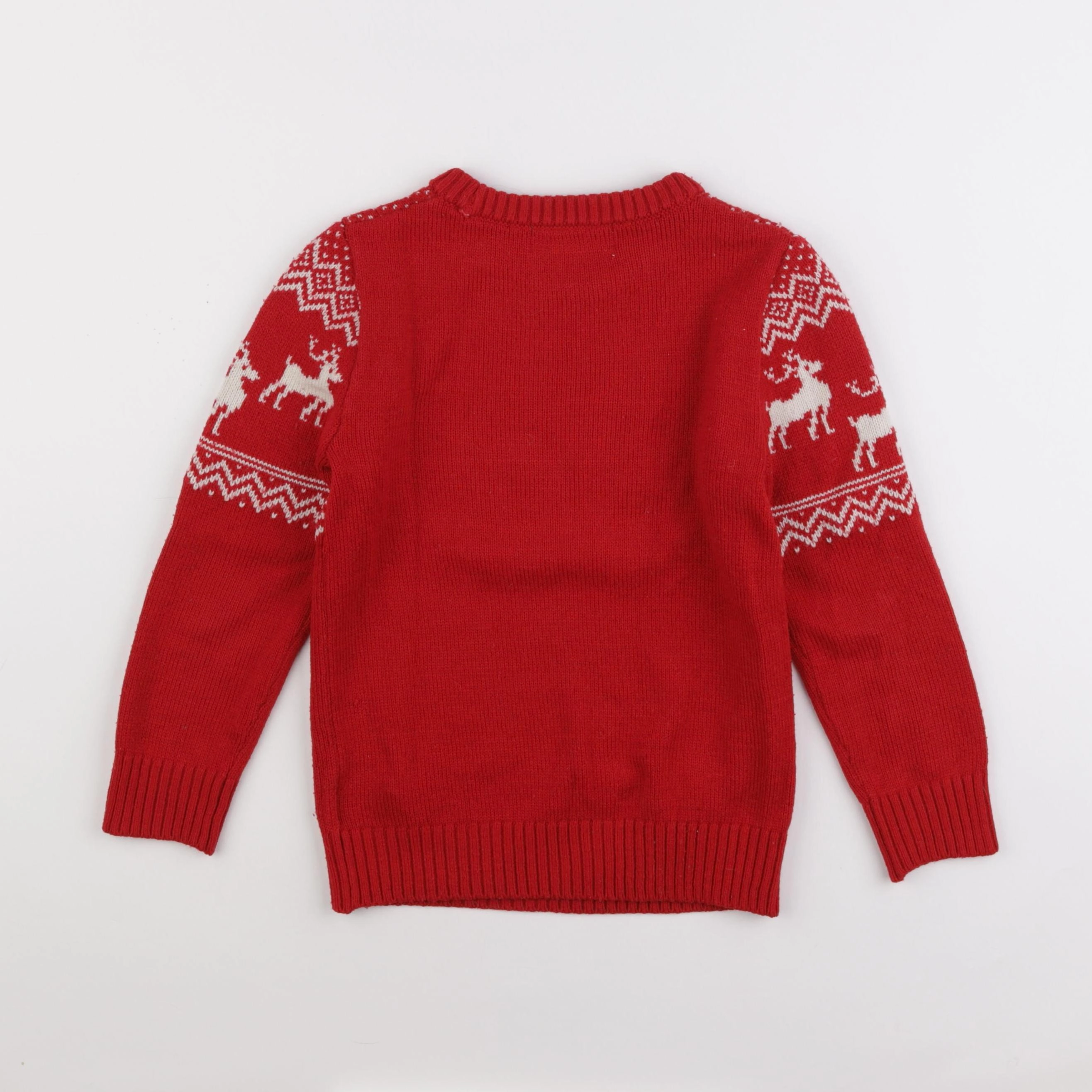 H&M - pull rouge - 6/8 ans