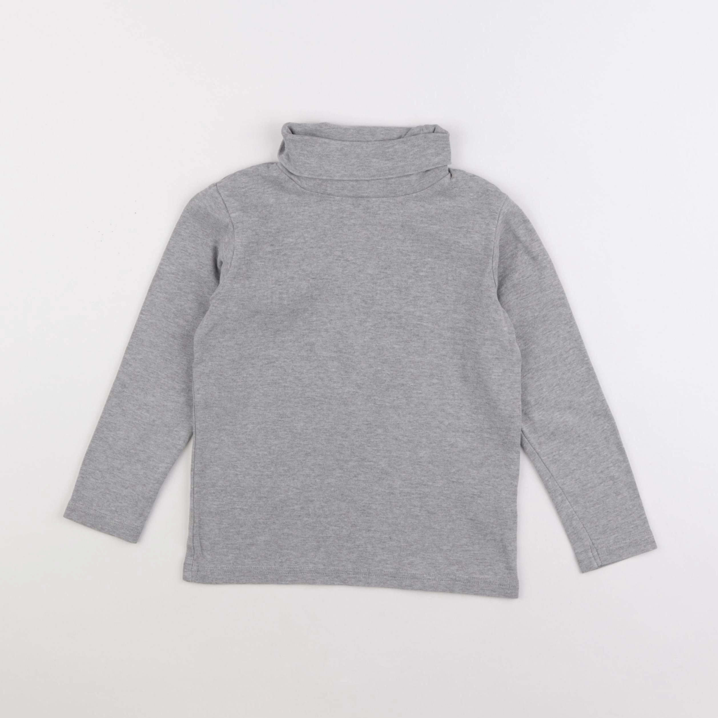 Vertbaudet - sous-pull gris - 8 ans
