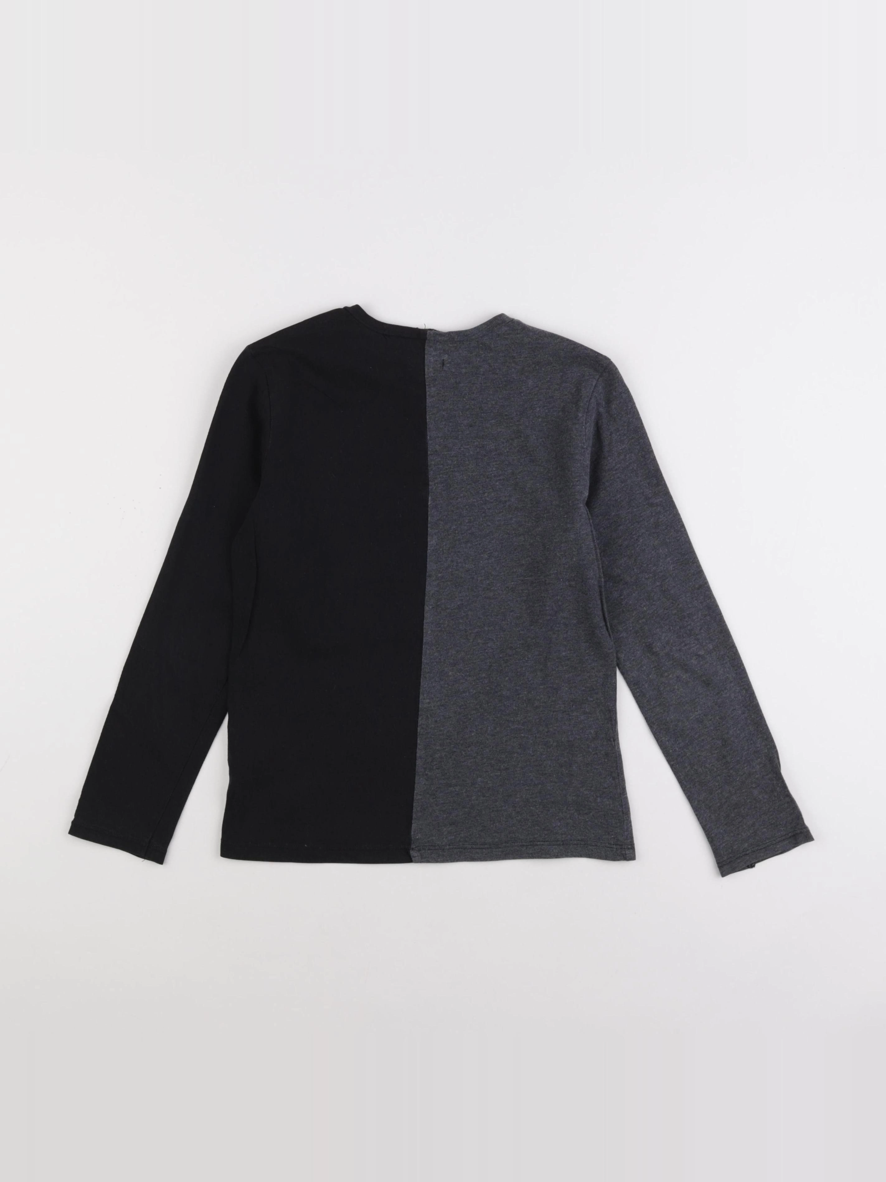IKKS - tee-shirt gris, noir - 8 ans