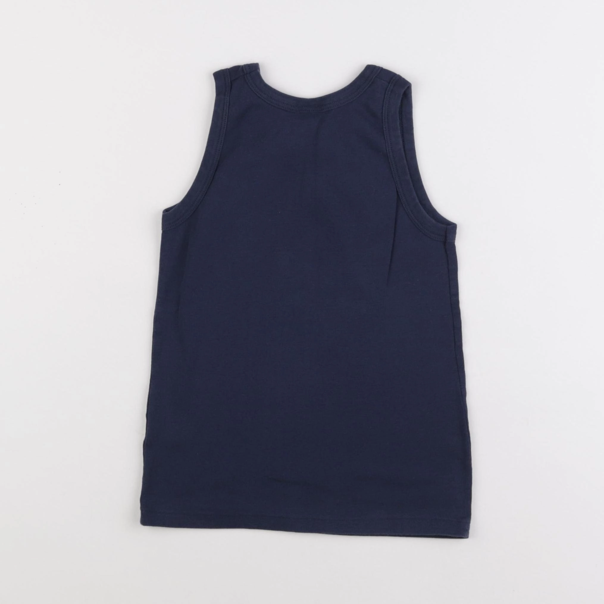 Petit Bateau - débardeur bleu - 8 ans