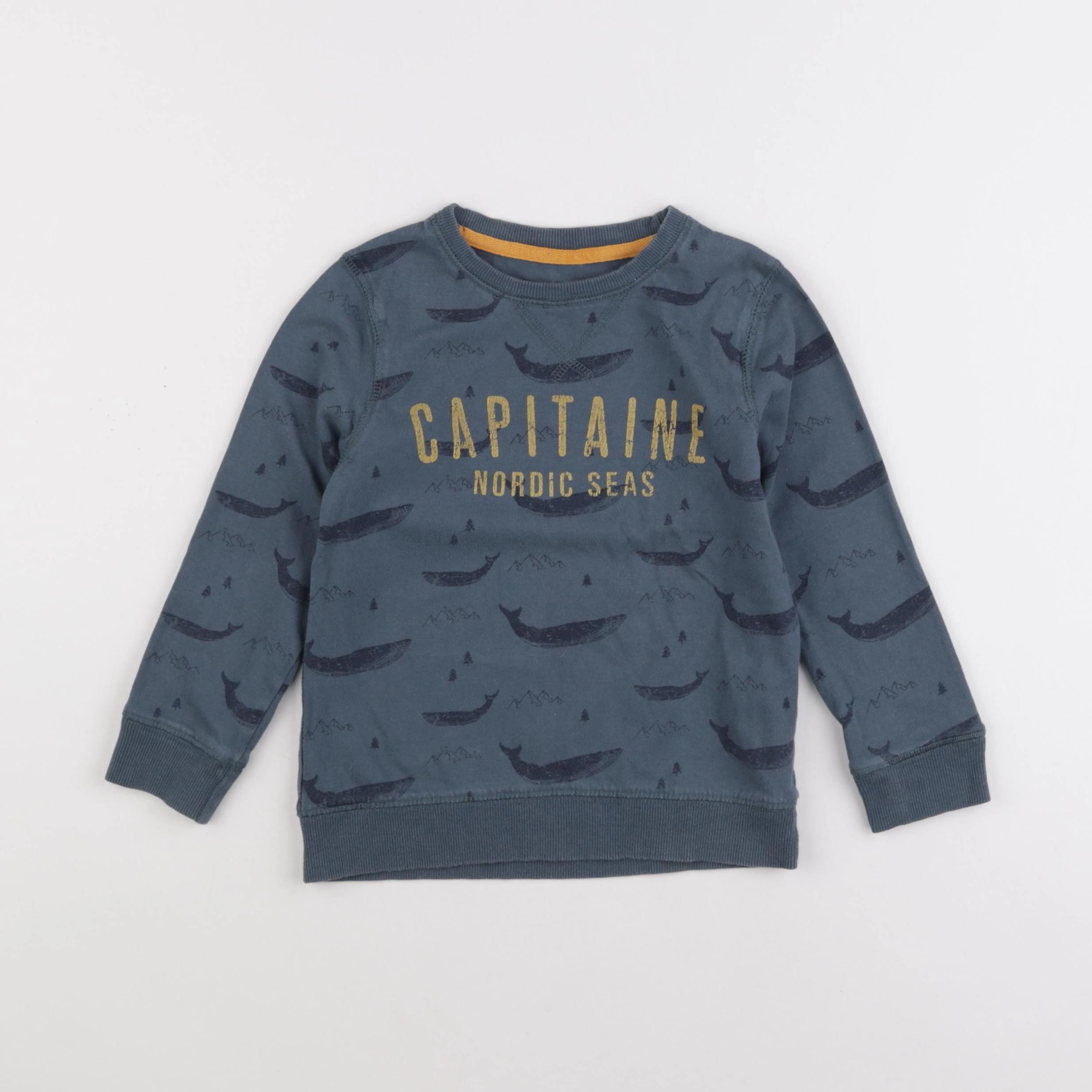 Vertbaudet - tee-shirt vert - 6 ans