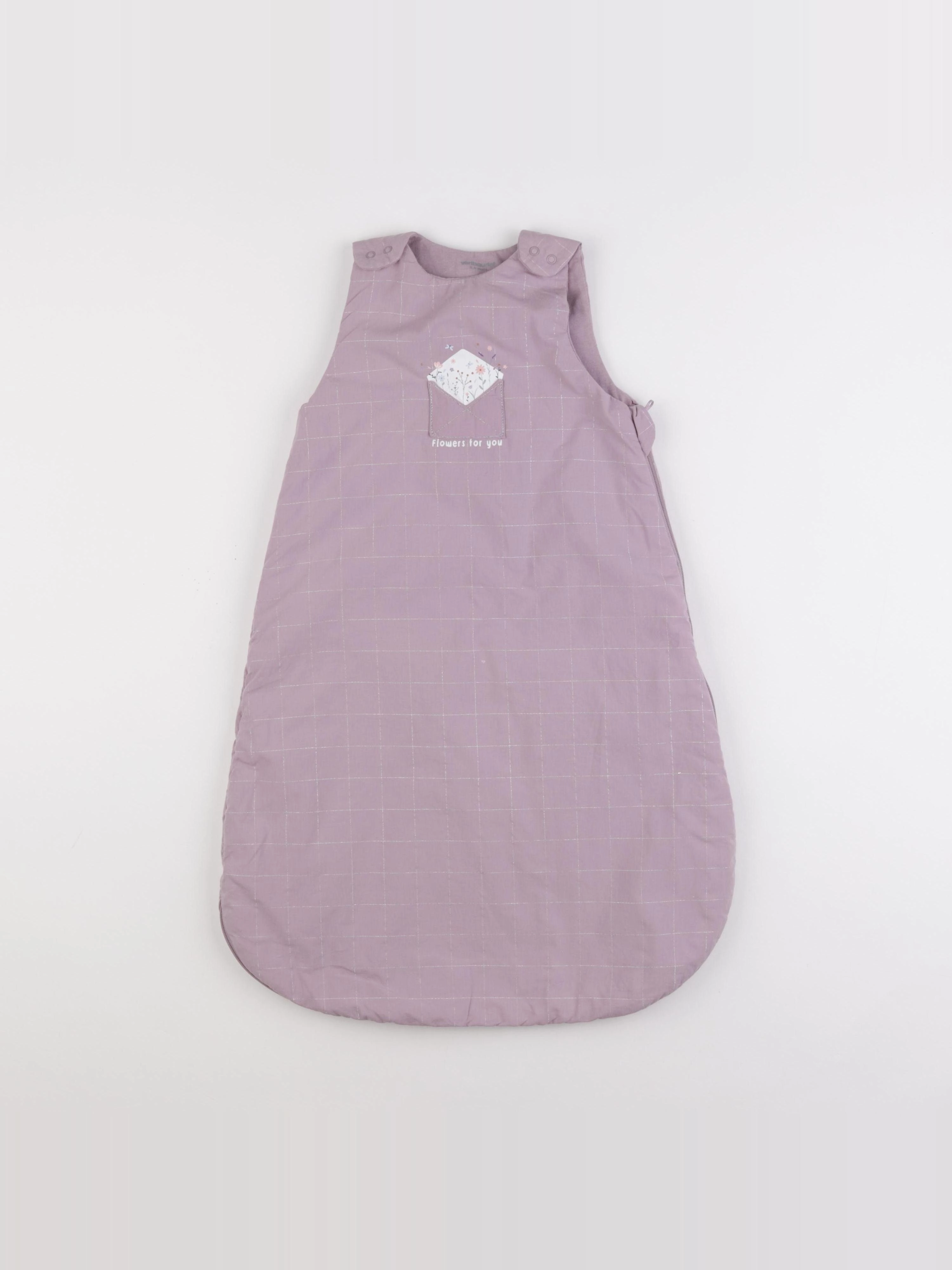 Vertbaudet - gigoteuse violet - 0/6 mois