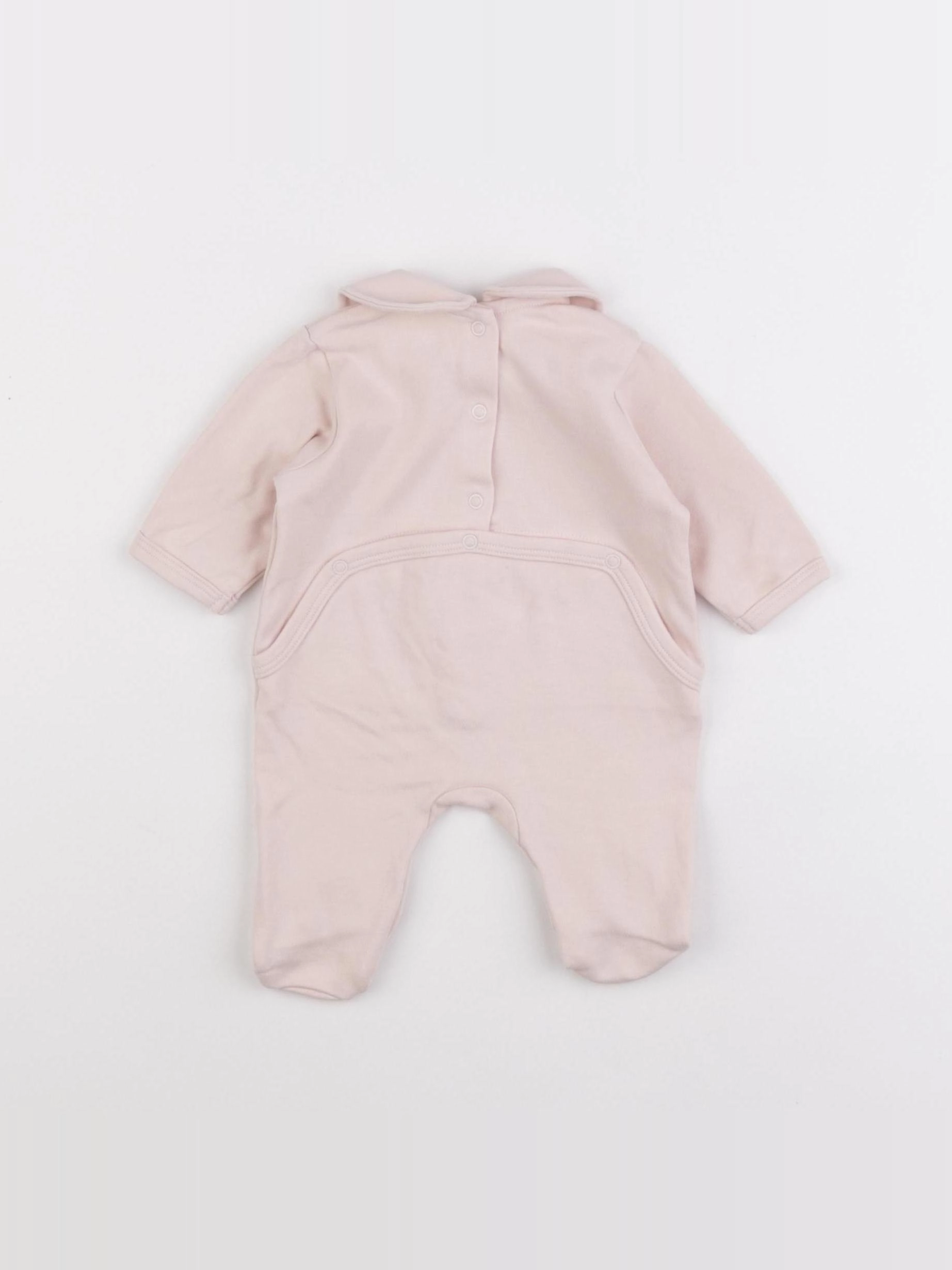 Vertbaudet - pyjama coton rose - 1 mois