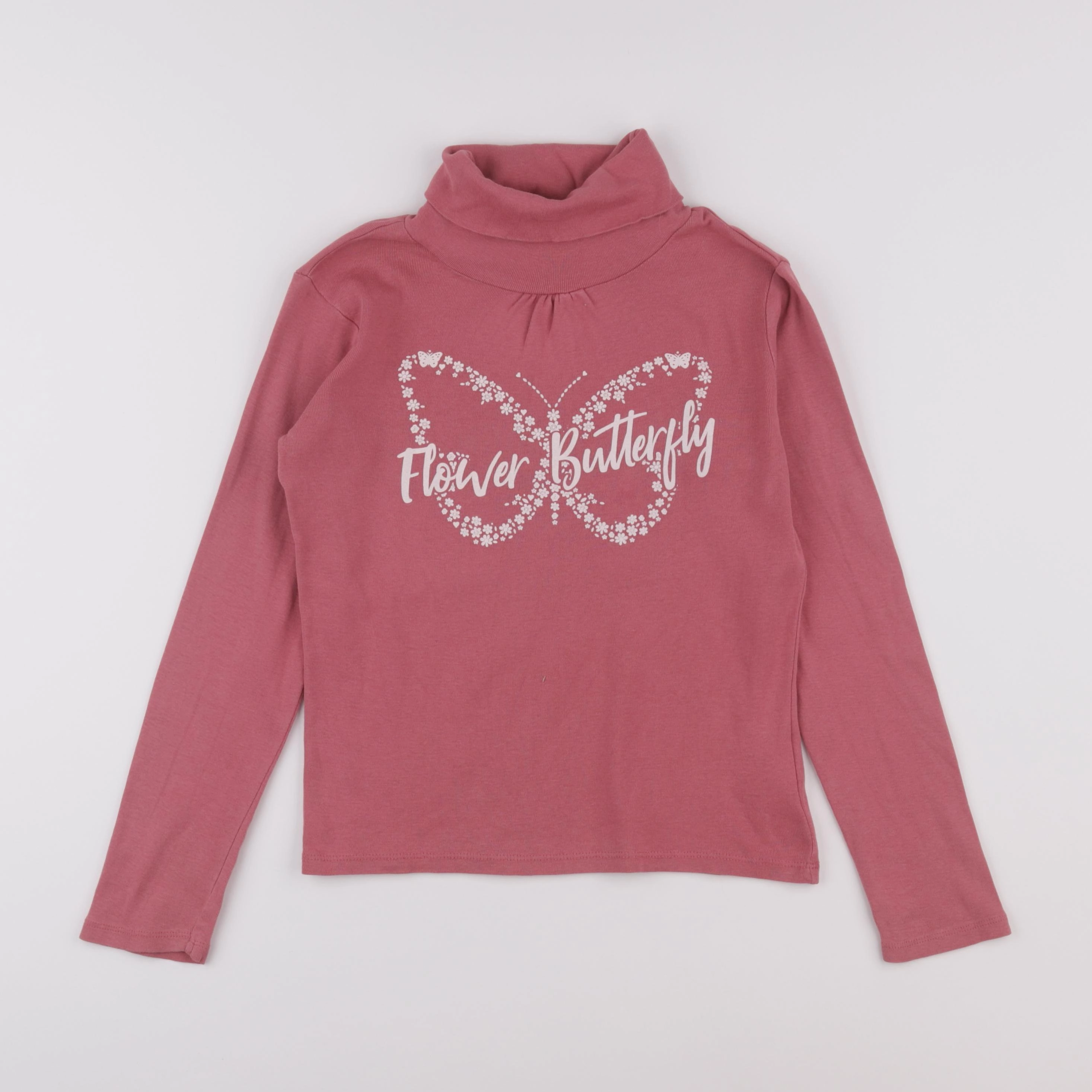 Vertbaudet - sous-pull rose - 10 ans