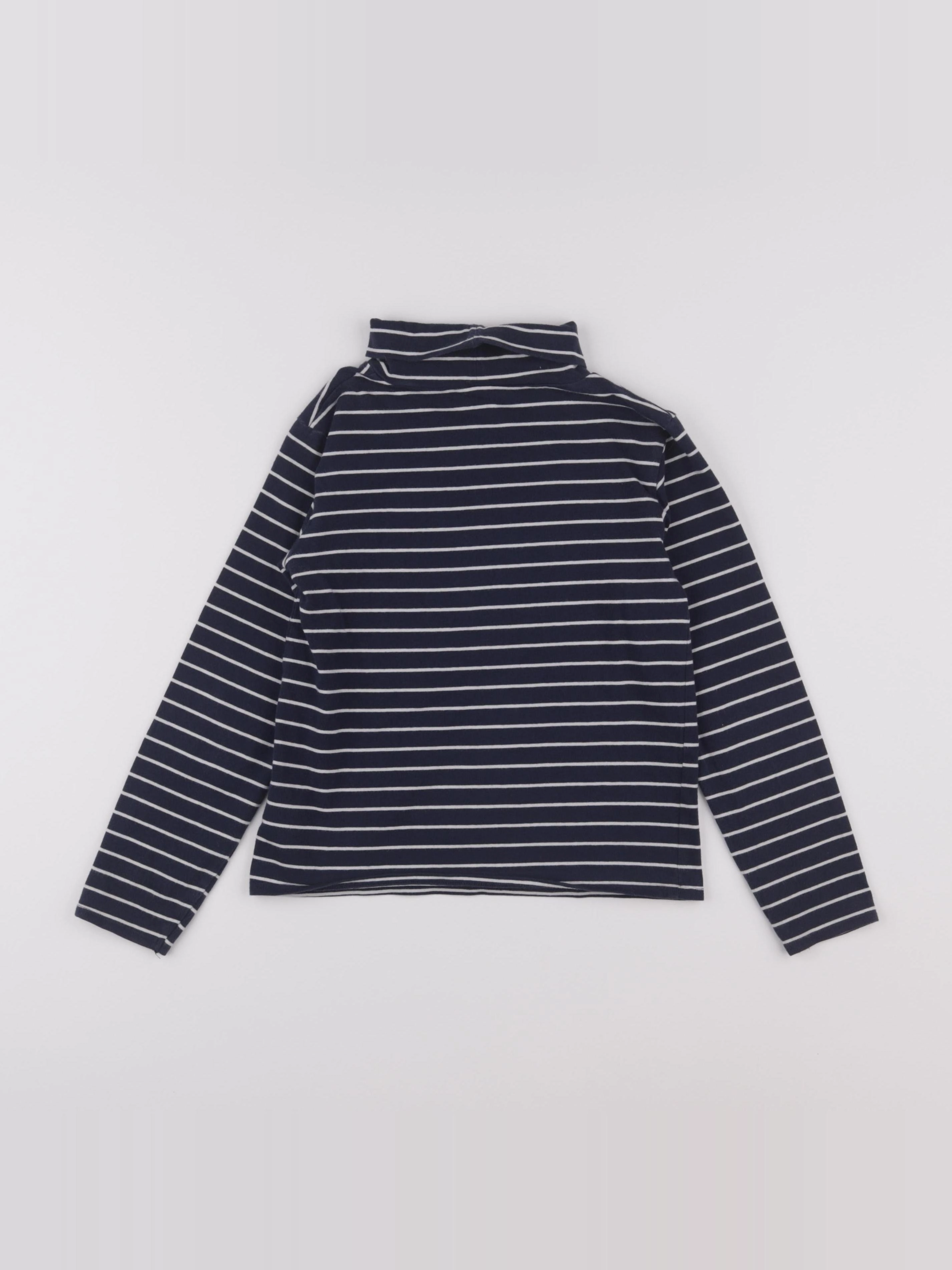 Vertbaudet - sous-pull bleu - 8 ans