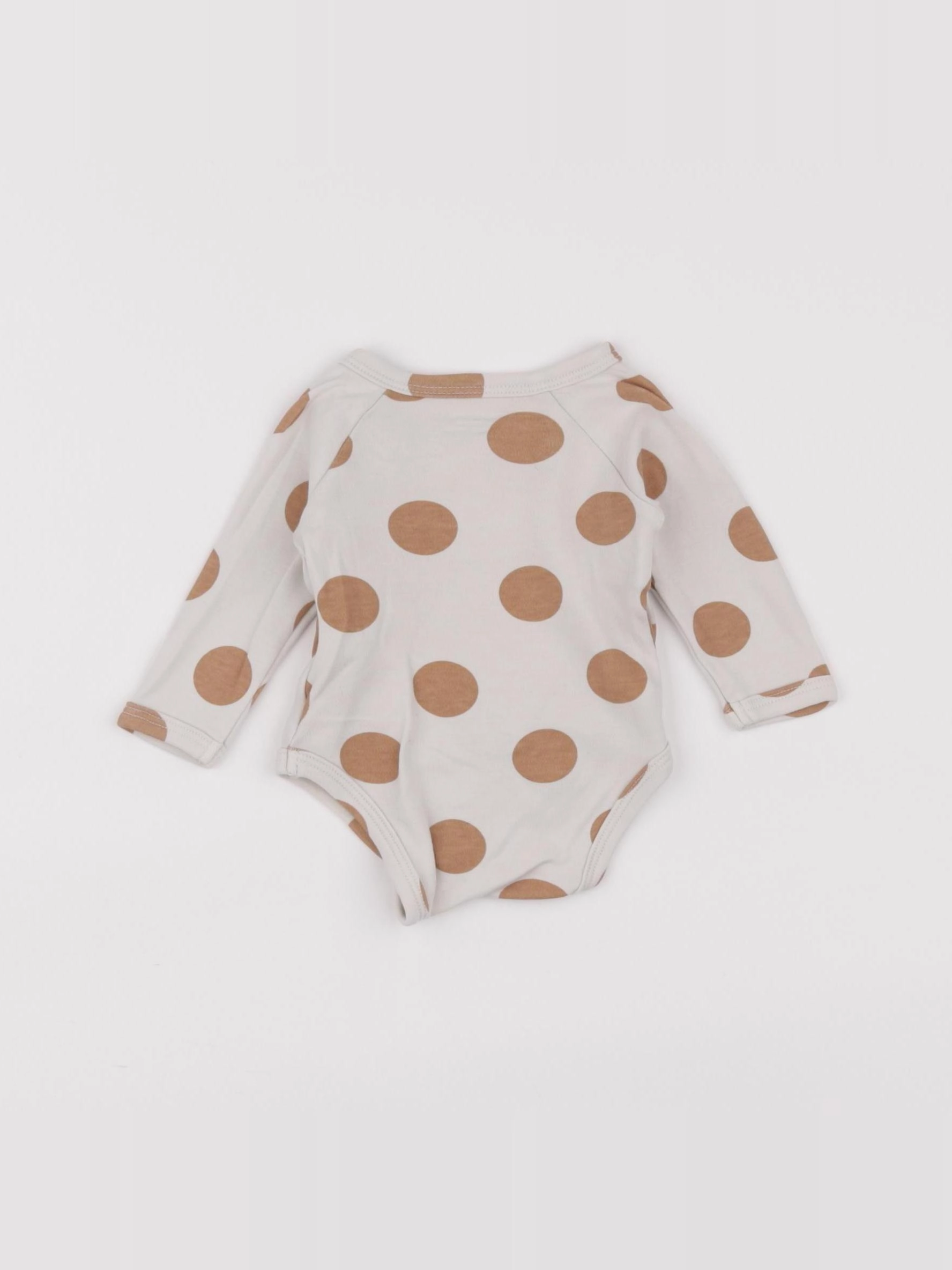 Vertbaudet - body beige, marron - 1 mois