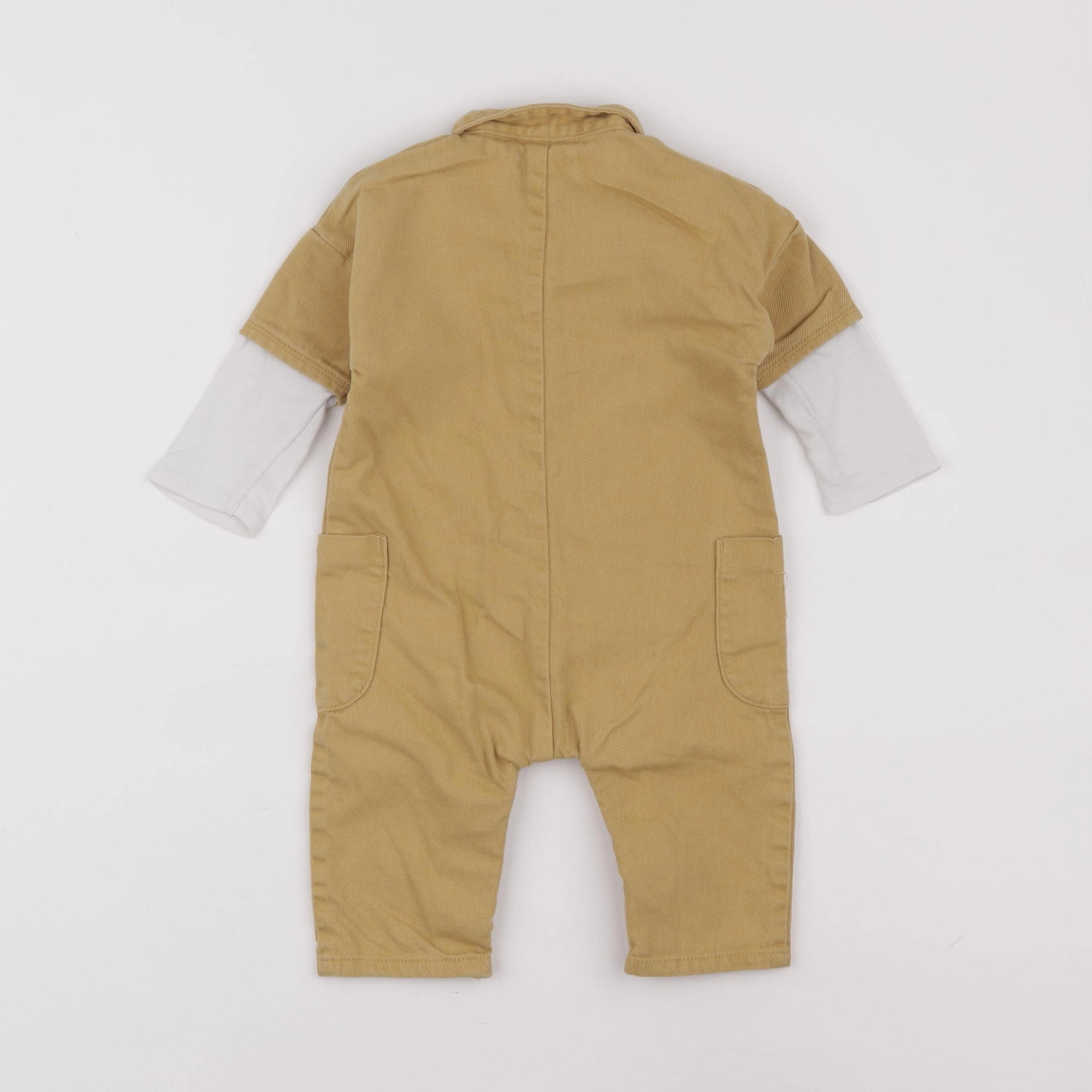 Vertbaudet - combinaison jaune - 9 mois