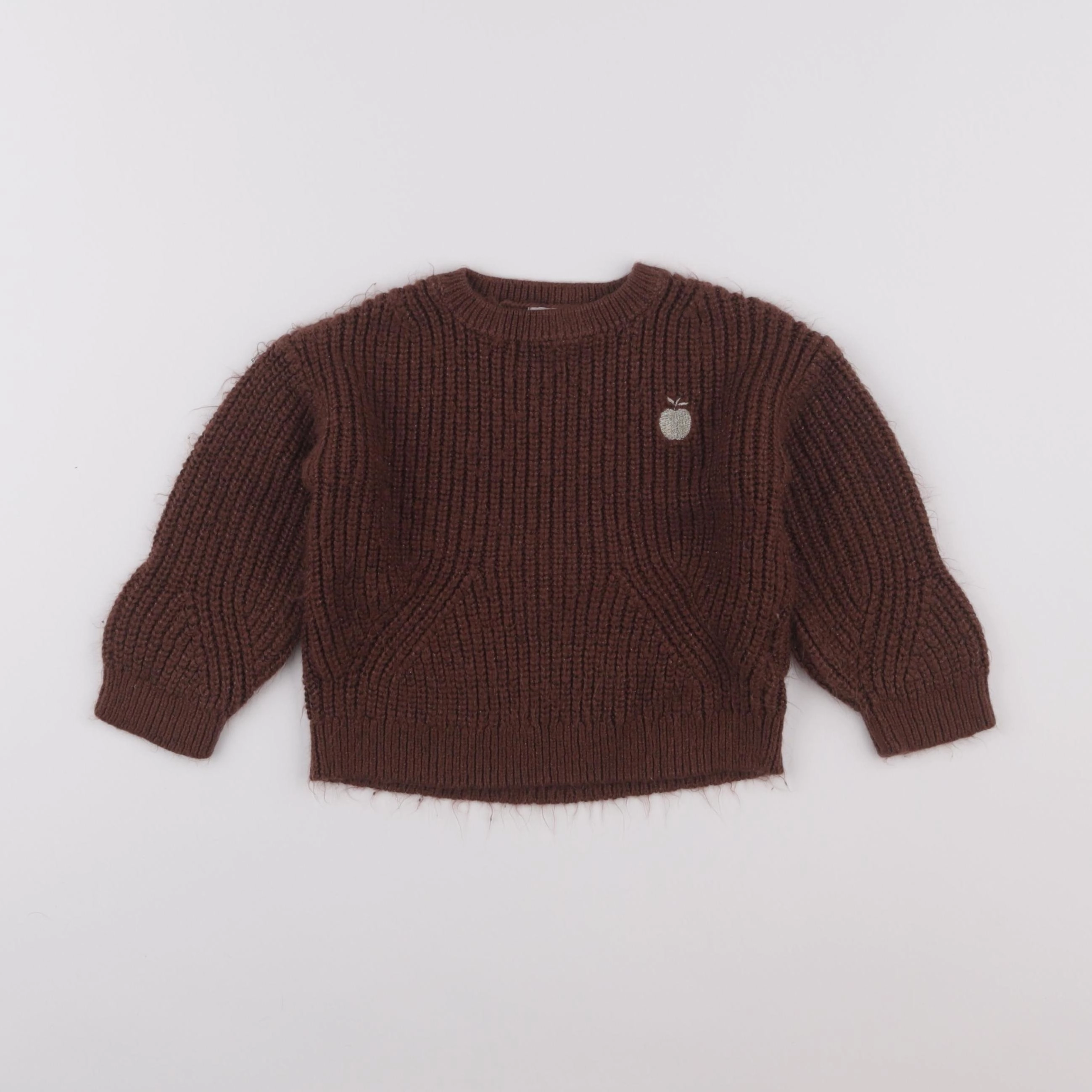 Vertbaudet - pull marron - 4 ans