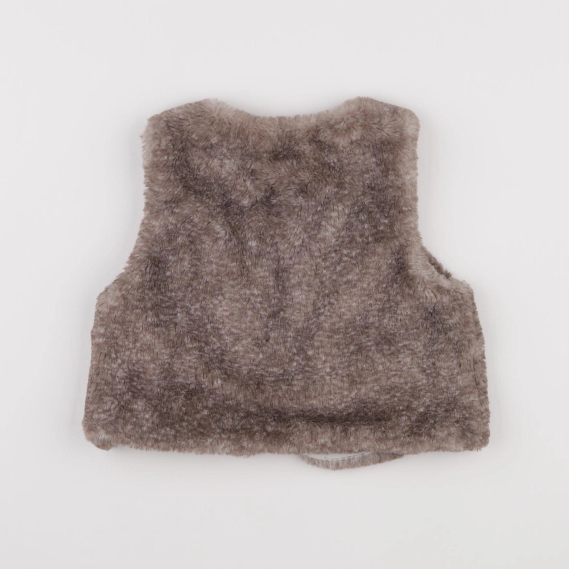 Vertbaudet - gilet marron - 36 mois