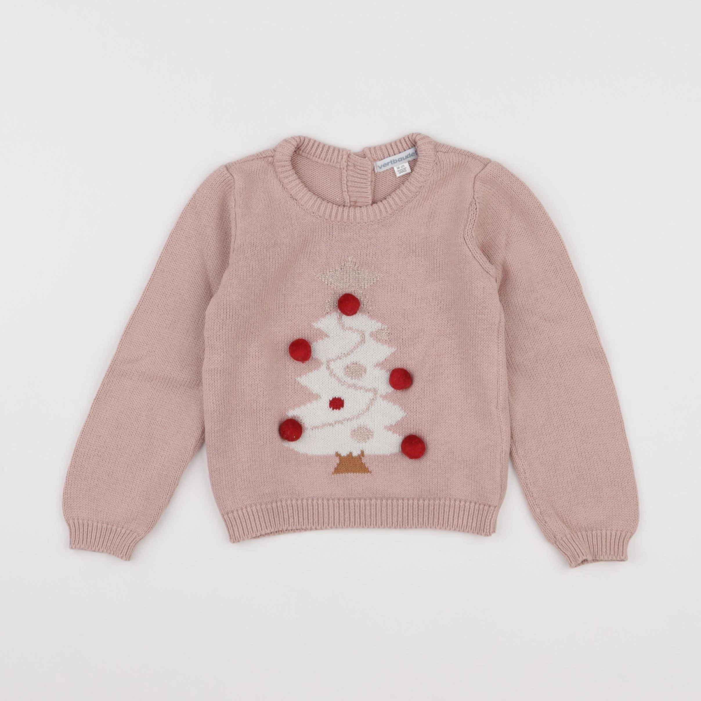 Vertbaudet - pull rose - 3 ans