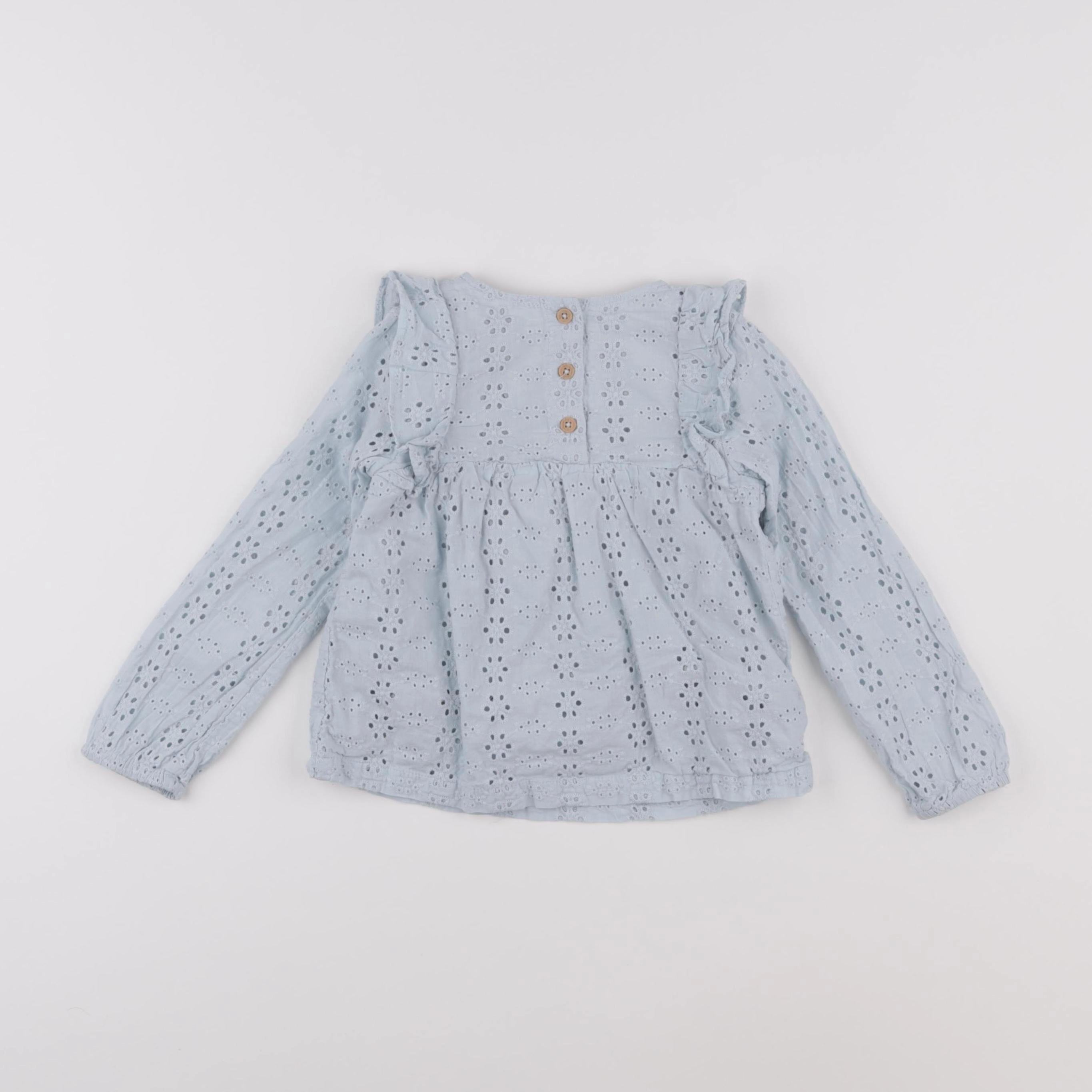 Vertbaudet - blouse bleu - 4 ans
