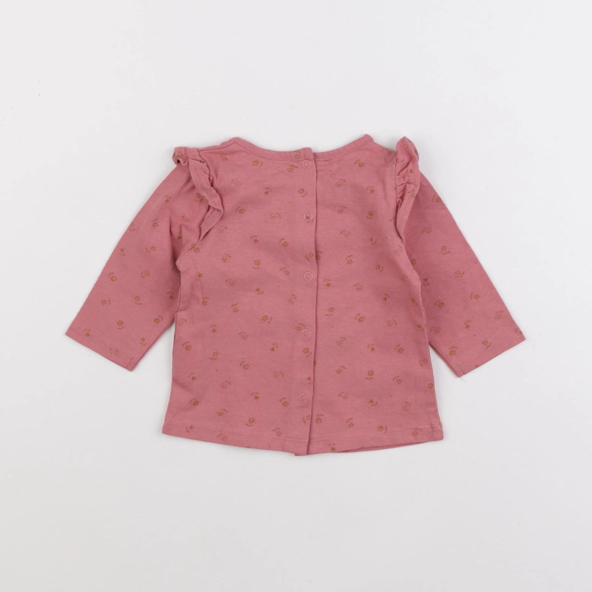 Vertbaudet - tee-shirt rose - 3 mois