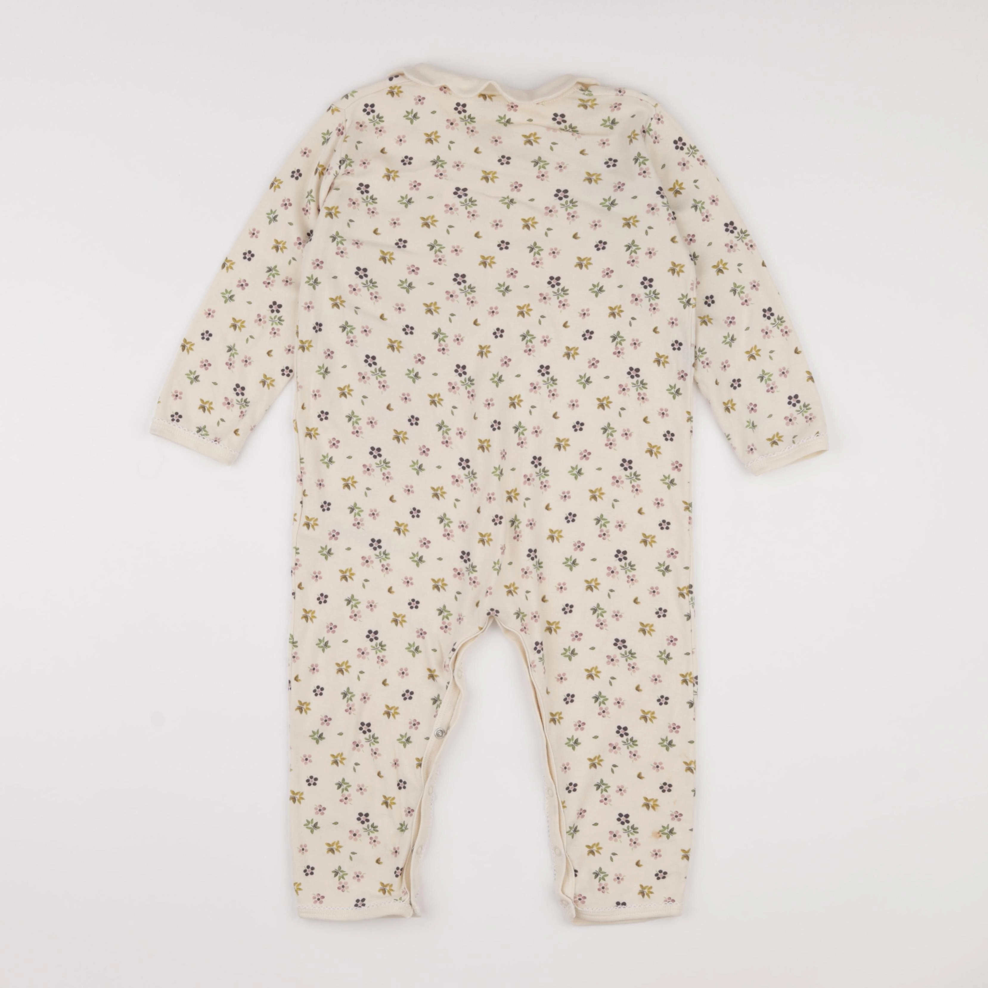 Petit Bateau - pyjama coton beige - 36 mois