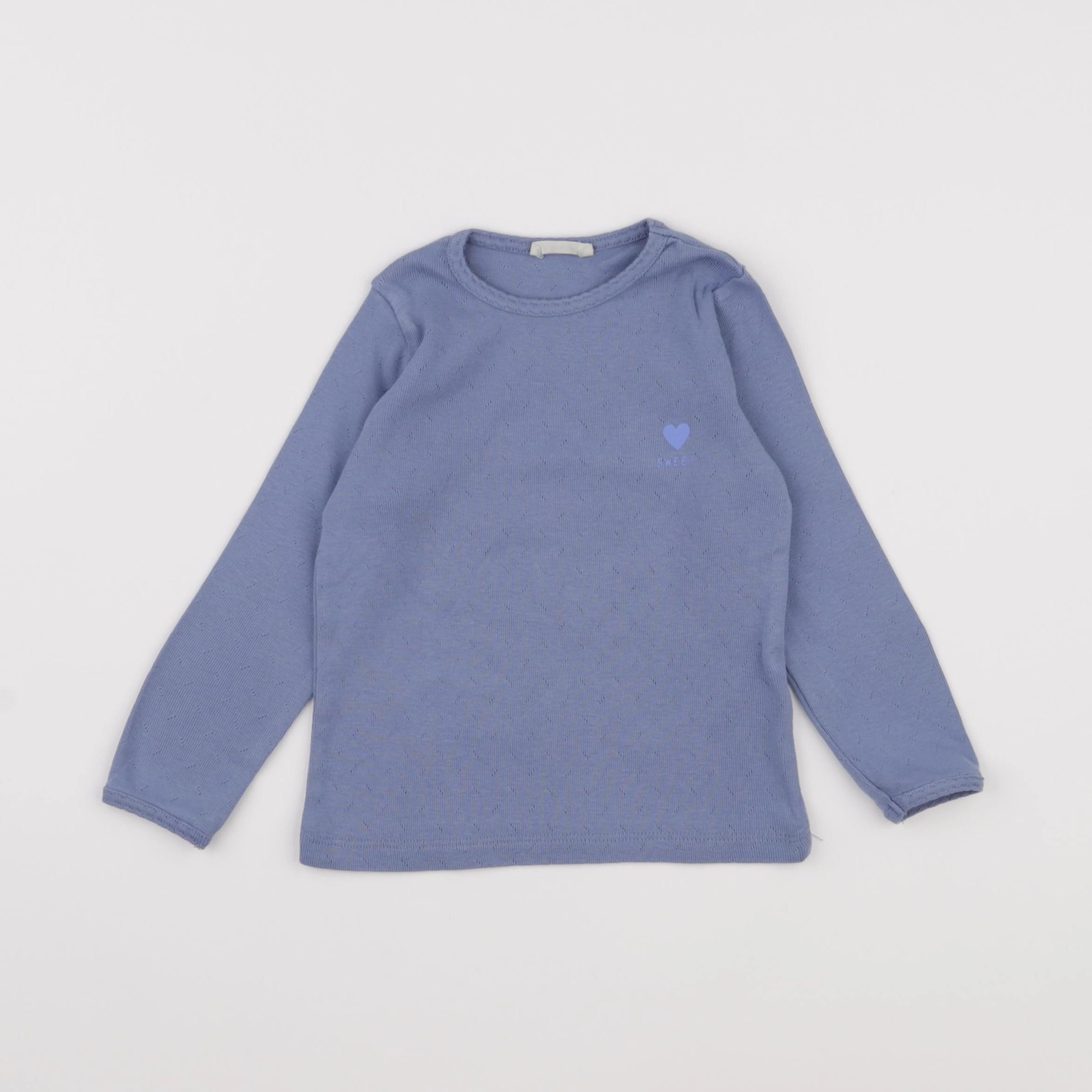 Little Cigogne - maillot de corps bleu - 3 ans