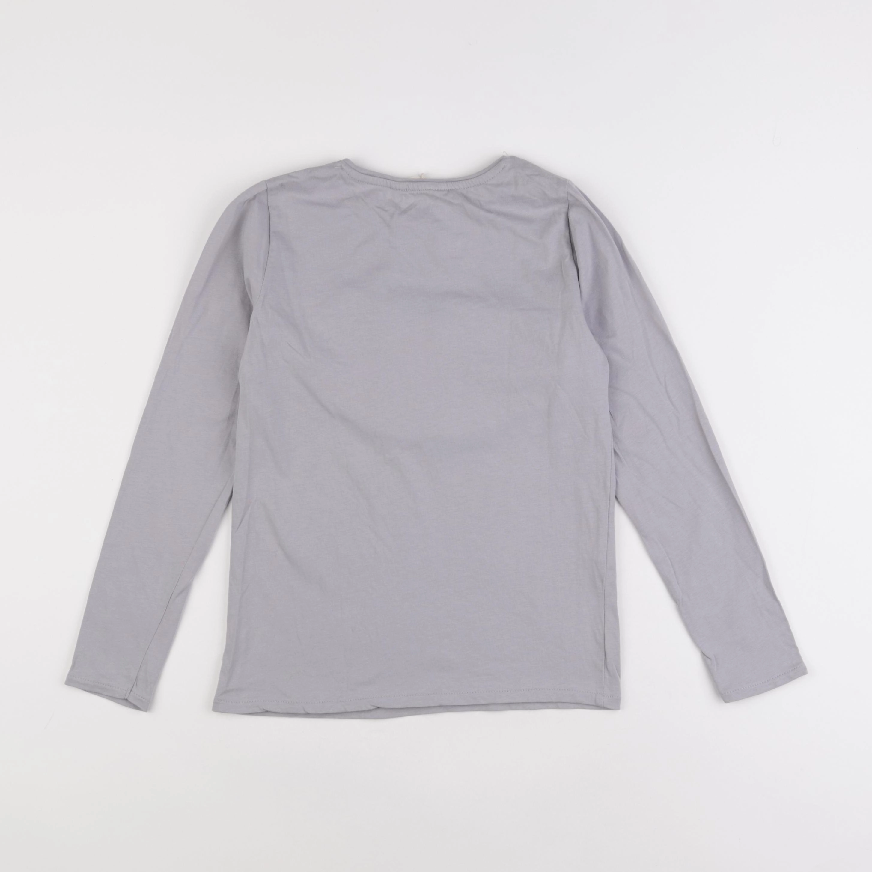Mango - tee-shirt gris - 9/10 ans