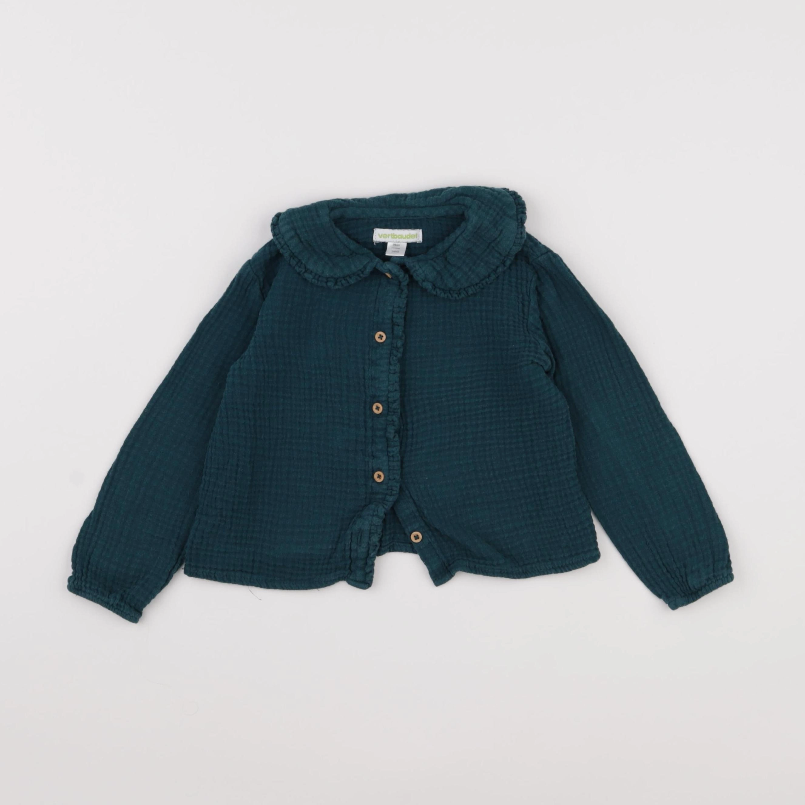 Vertbaudet - blouse vert - 3 ans