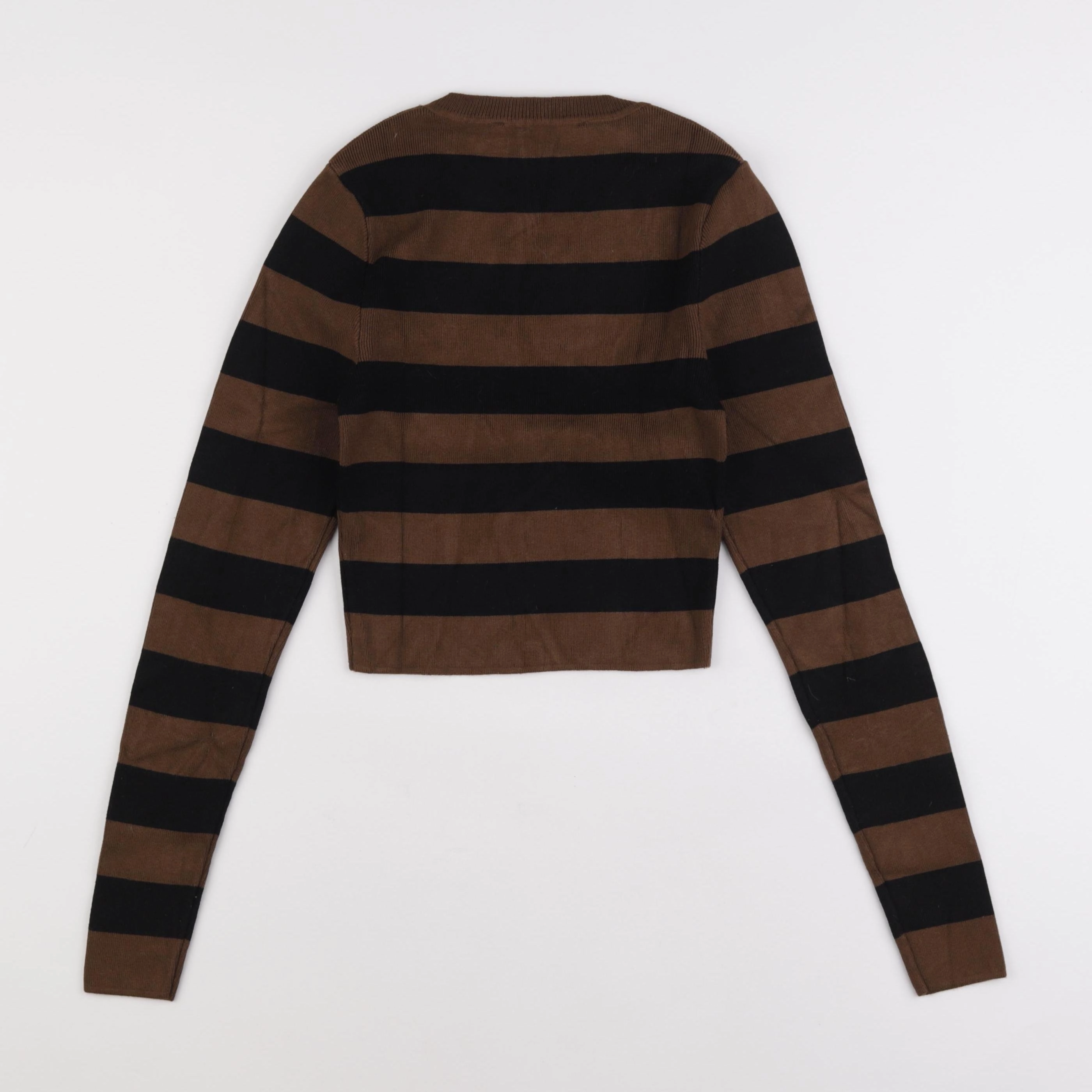 Zara - pull marron, noir - 16 ans