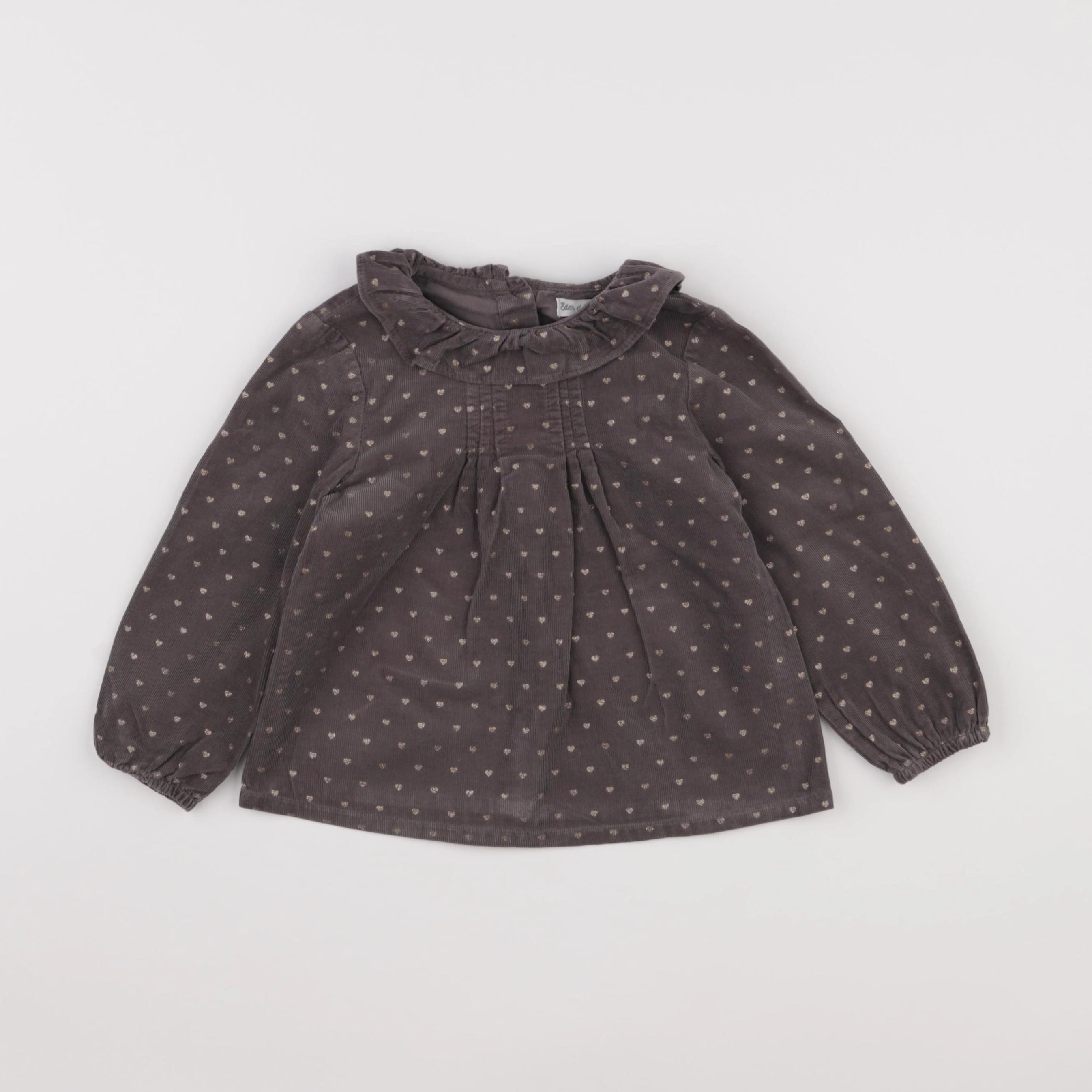 Eden & Victor - blouse marron - 3 ans