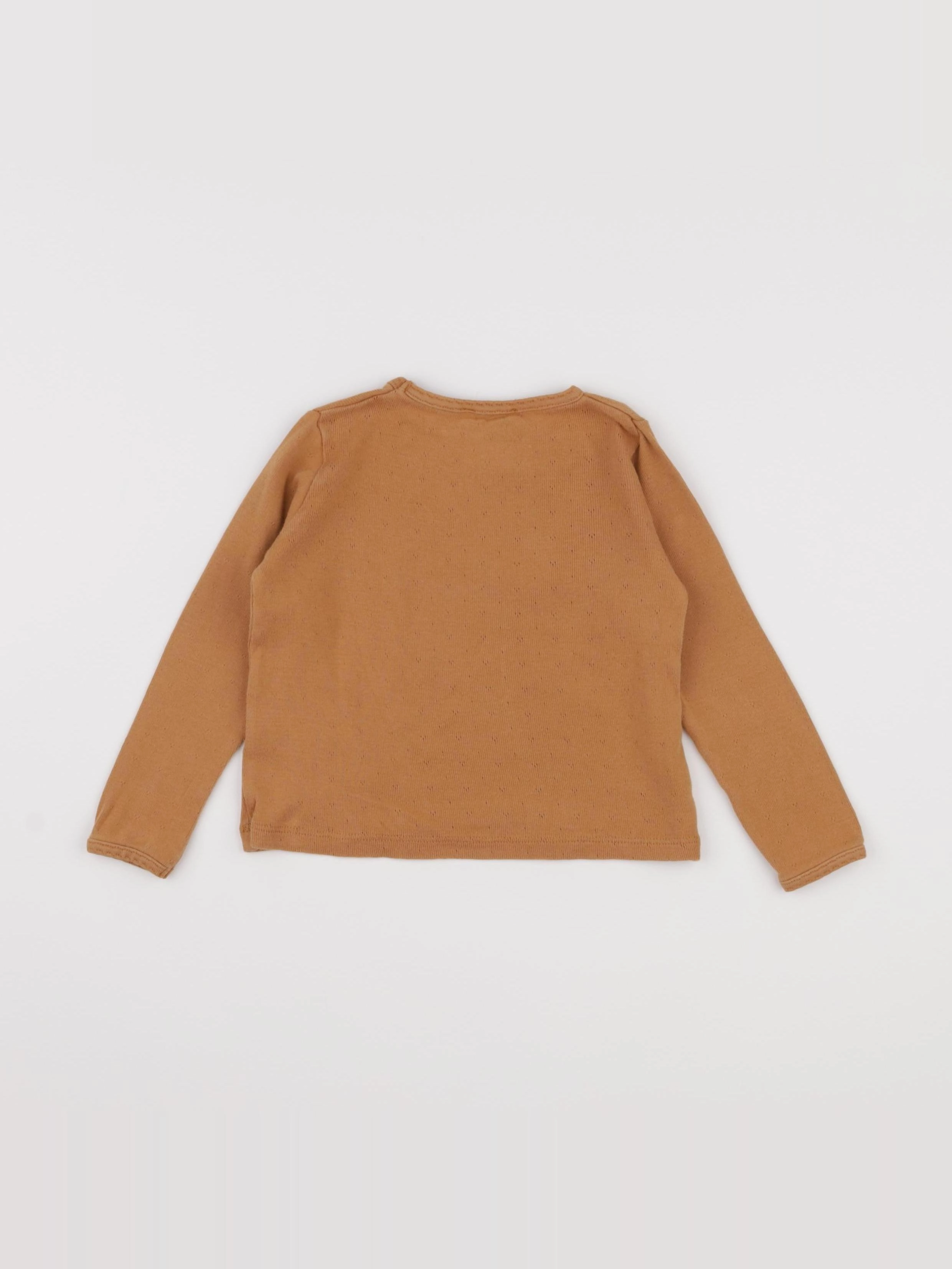Little Cigogne - maillot de corps marron - 3 ans