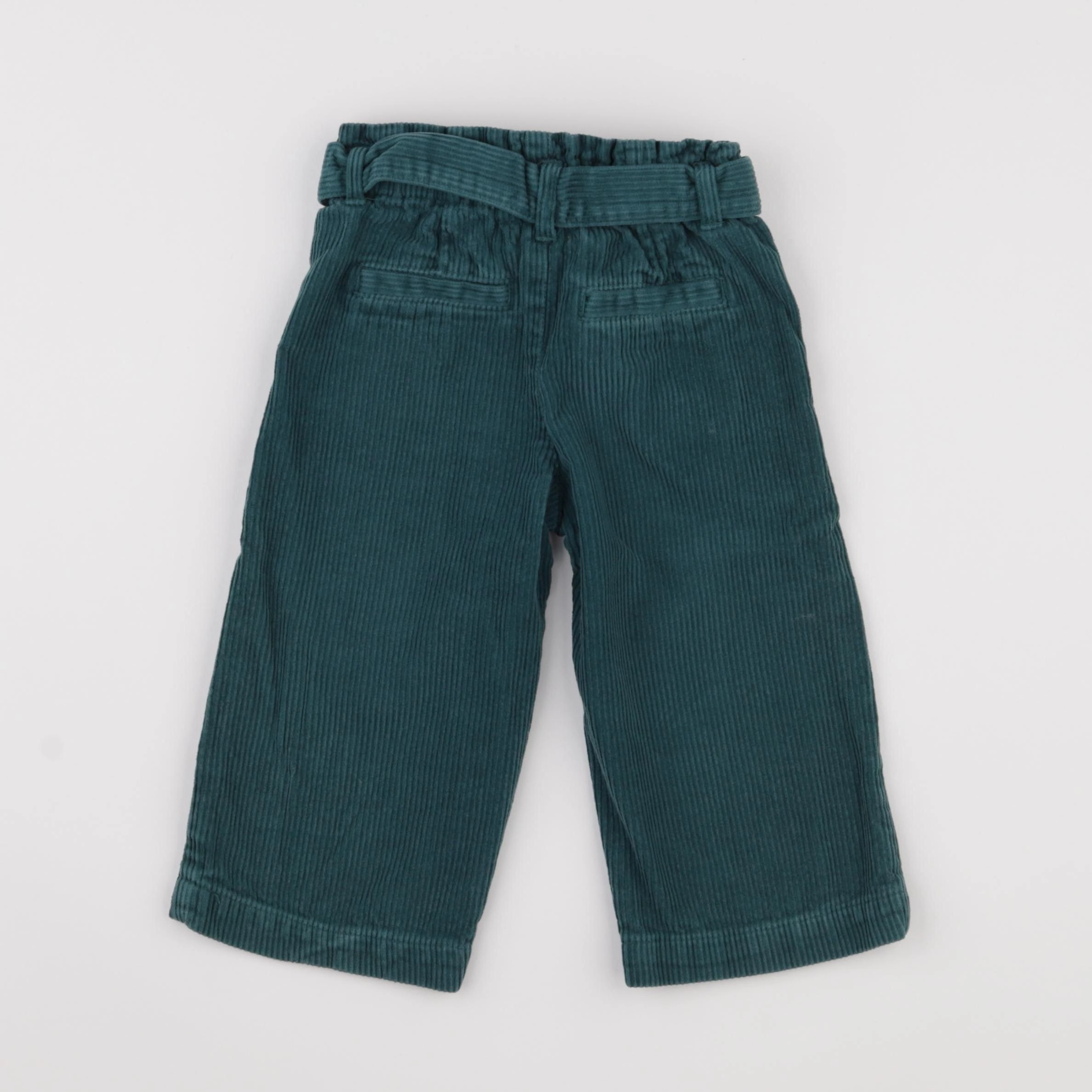 Vertbaudet - pantalon vert - 3 ans