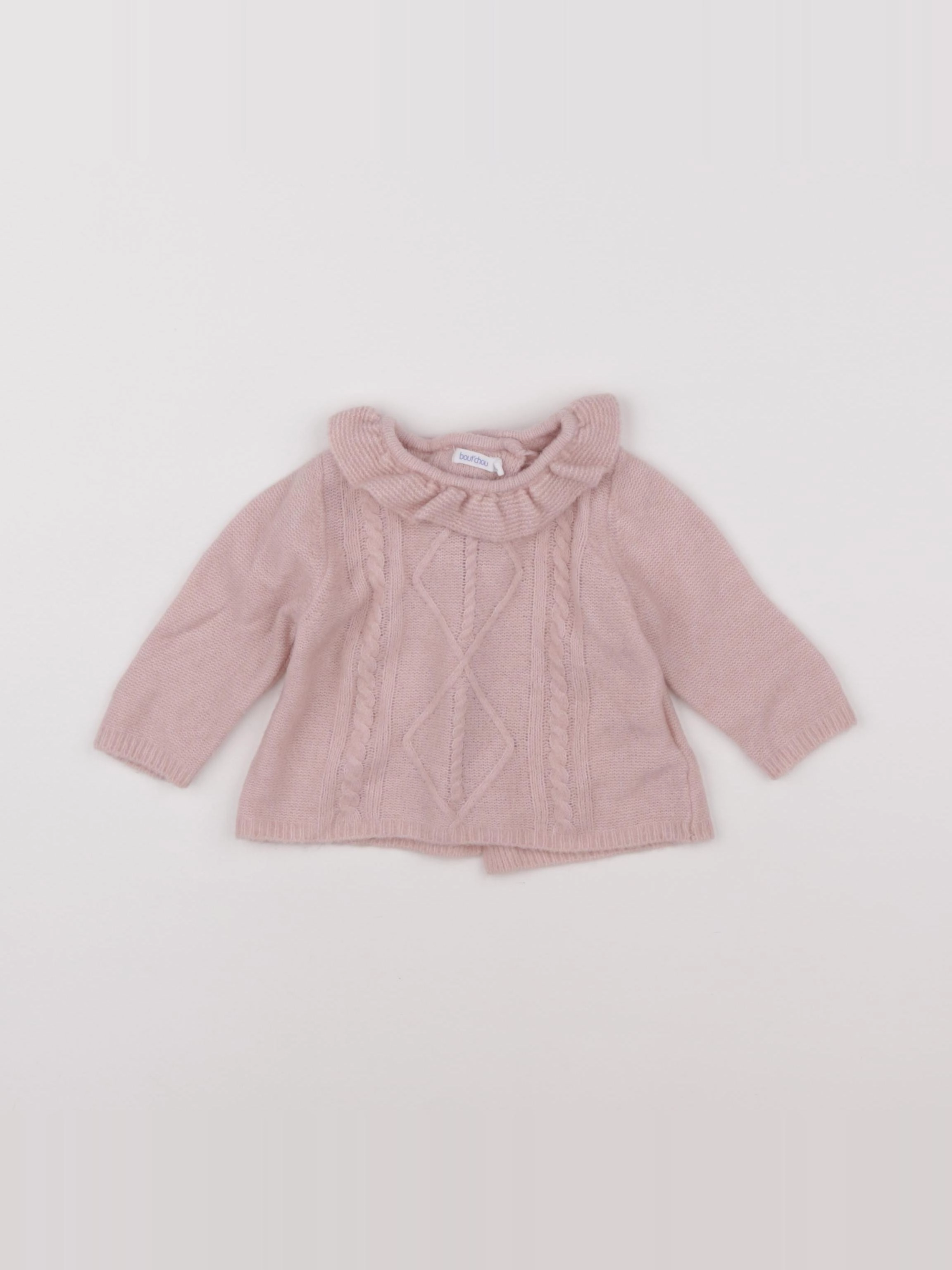 Boutchou - pull rose - 6 mois